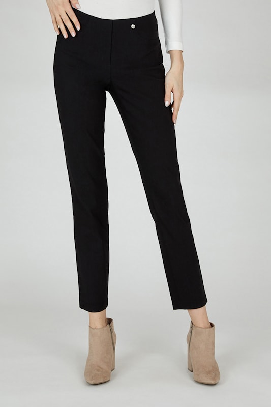 Robell Bella Black Trousers