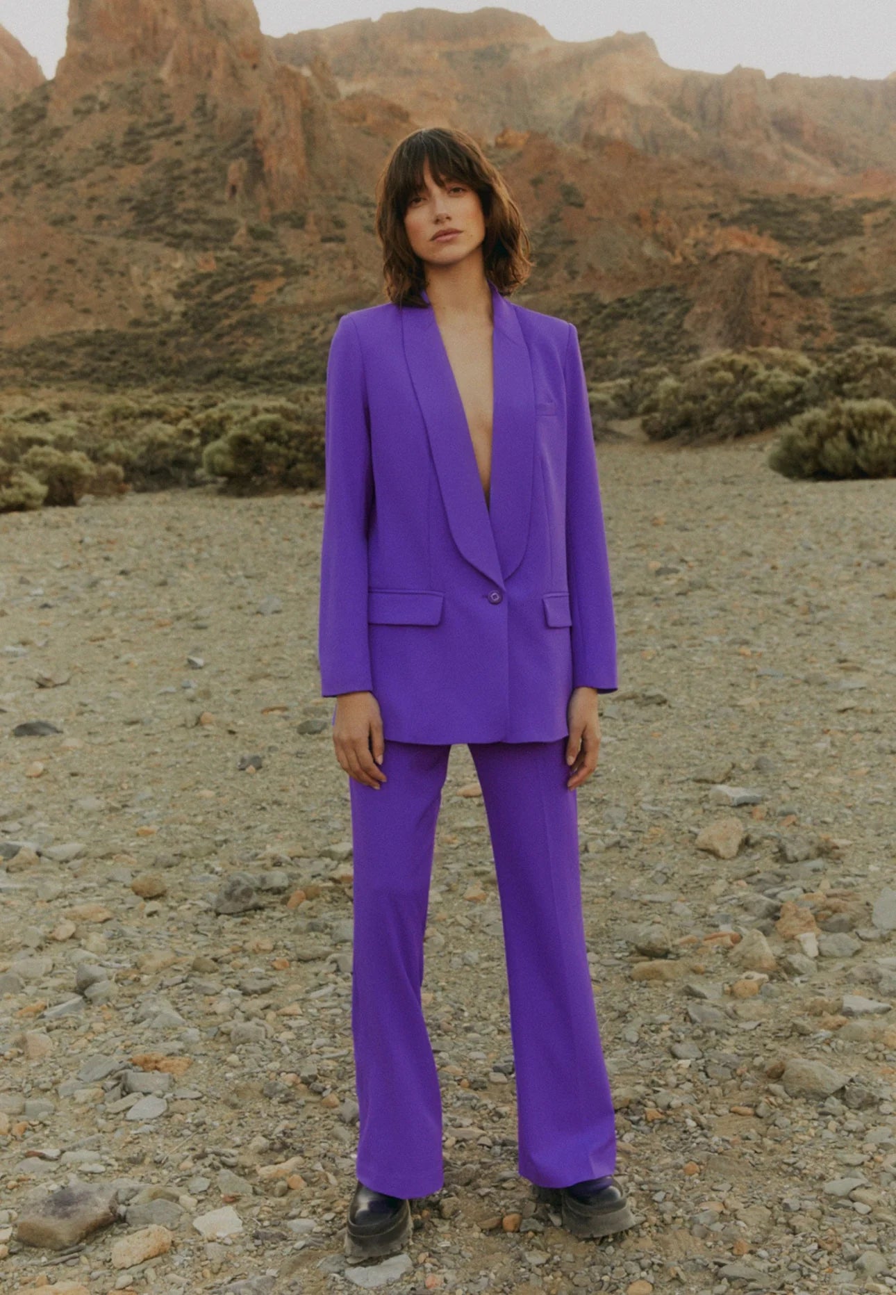 Dea Kudibal Electric Purple Blazer