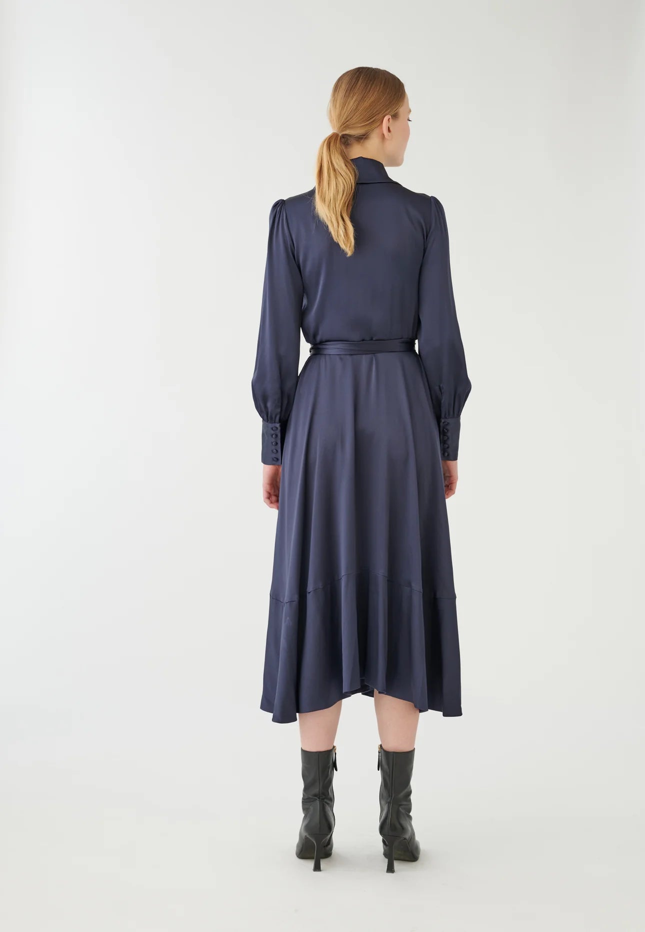 Dea Kudibal Navy Wrap Dress