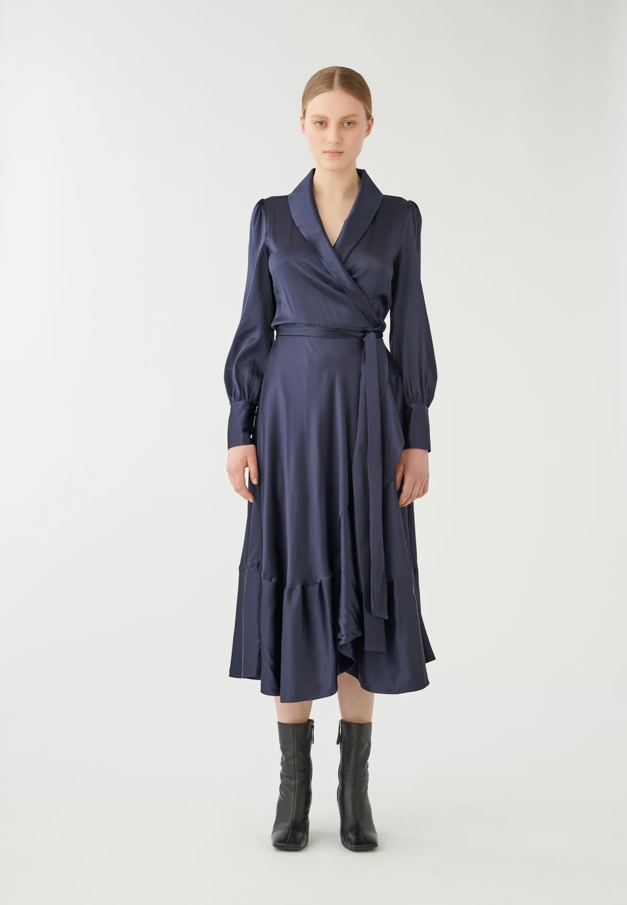 Dea Kudibal Navy Wrap Dress