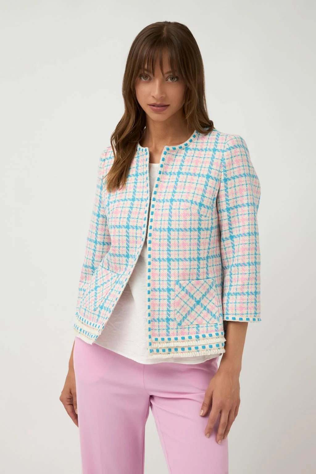 Bariloche Pastel Check Jacket Sicilia