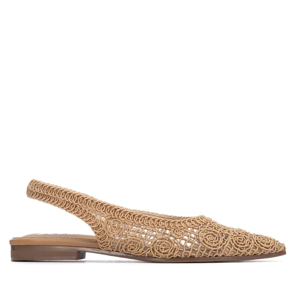 Xti Woven Flat Sling Back 14512403