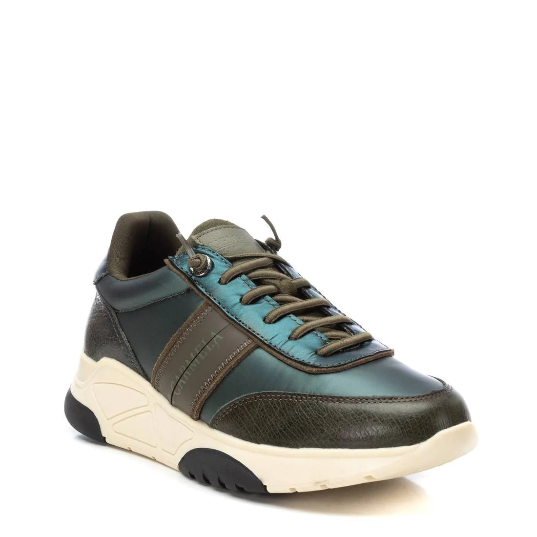 Carmela Metallic Green Trainers