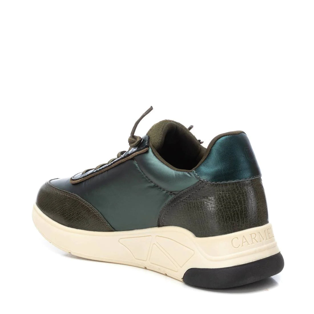Carmela Metallic Green Trainers