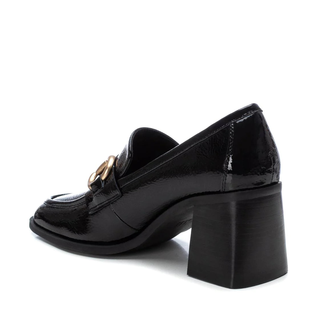 Carmela Patent Block Heel Loafers