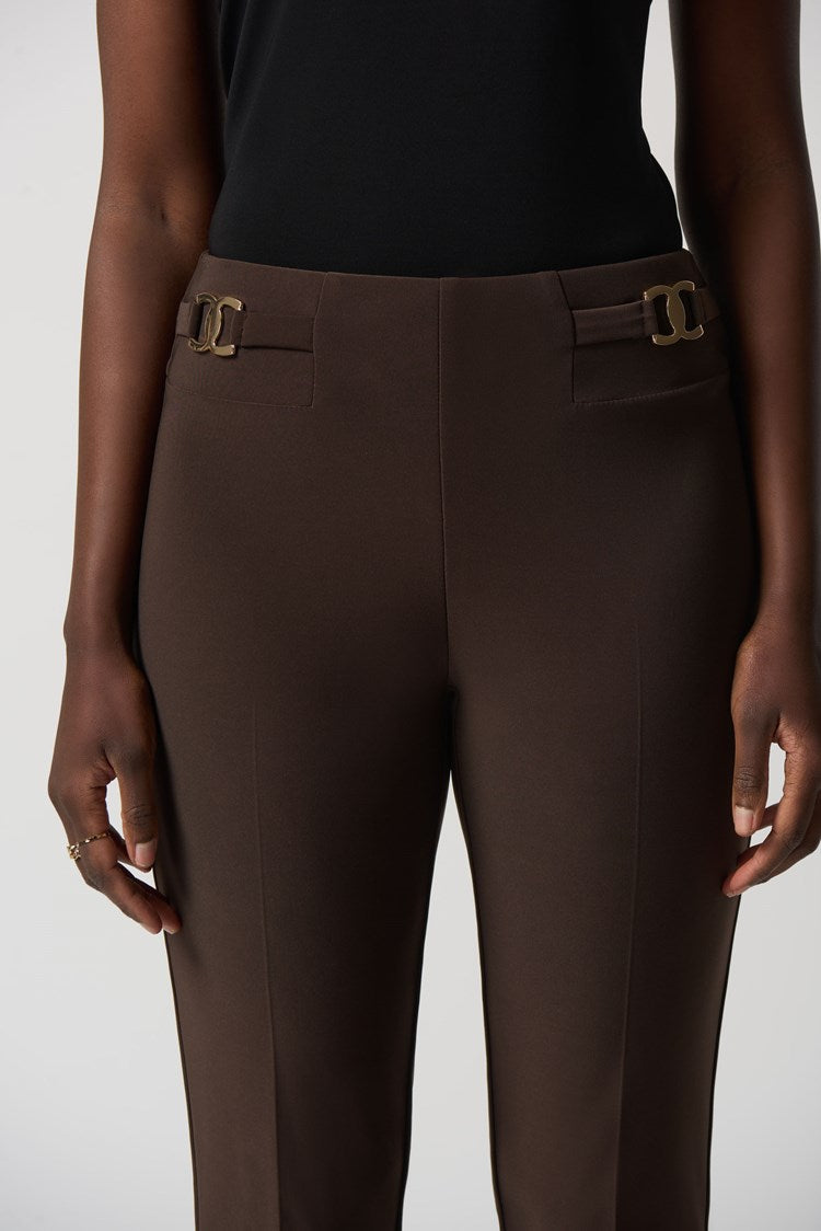 Joseph Ribkoff Mocha Jersey Trousers