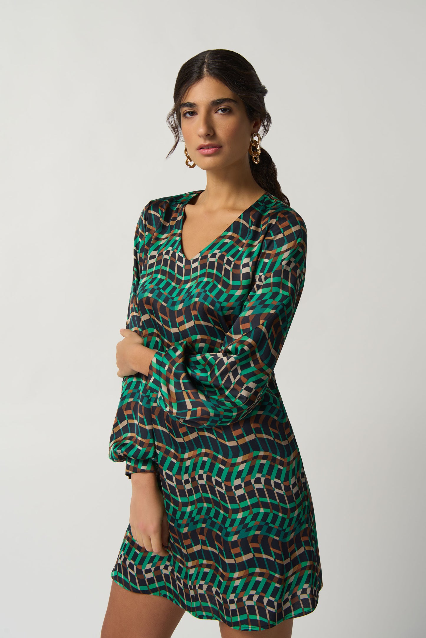 Joseph Ribkoff Geo Print Dress