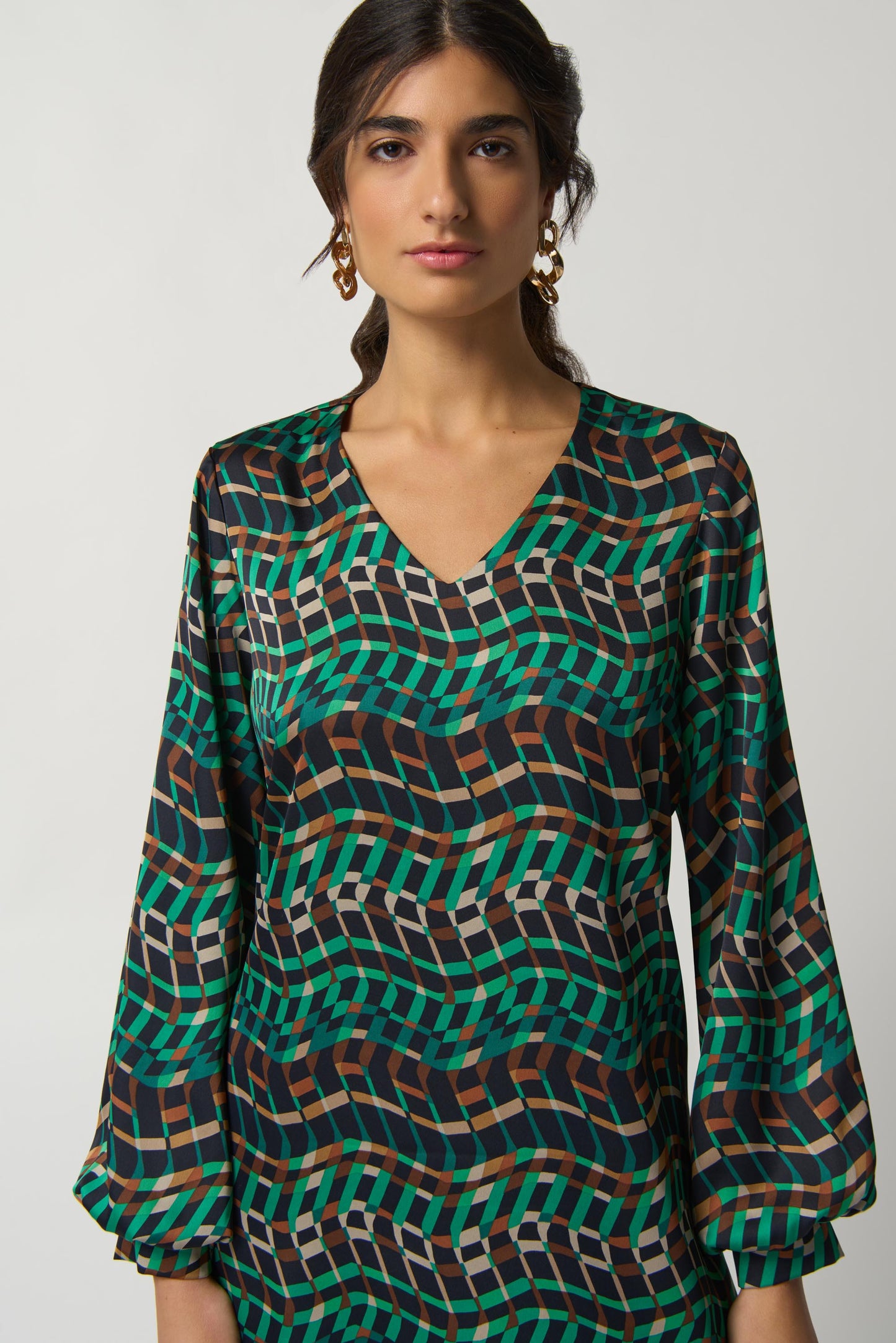 Joseph Ribkoff Geo Print Dress