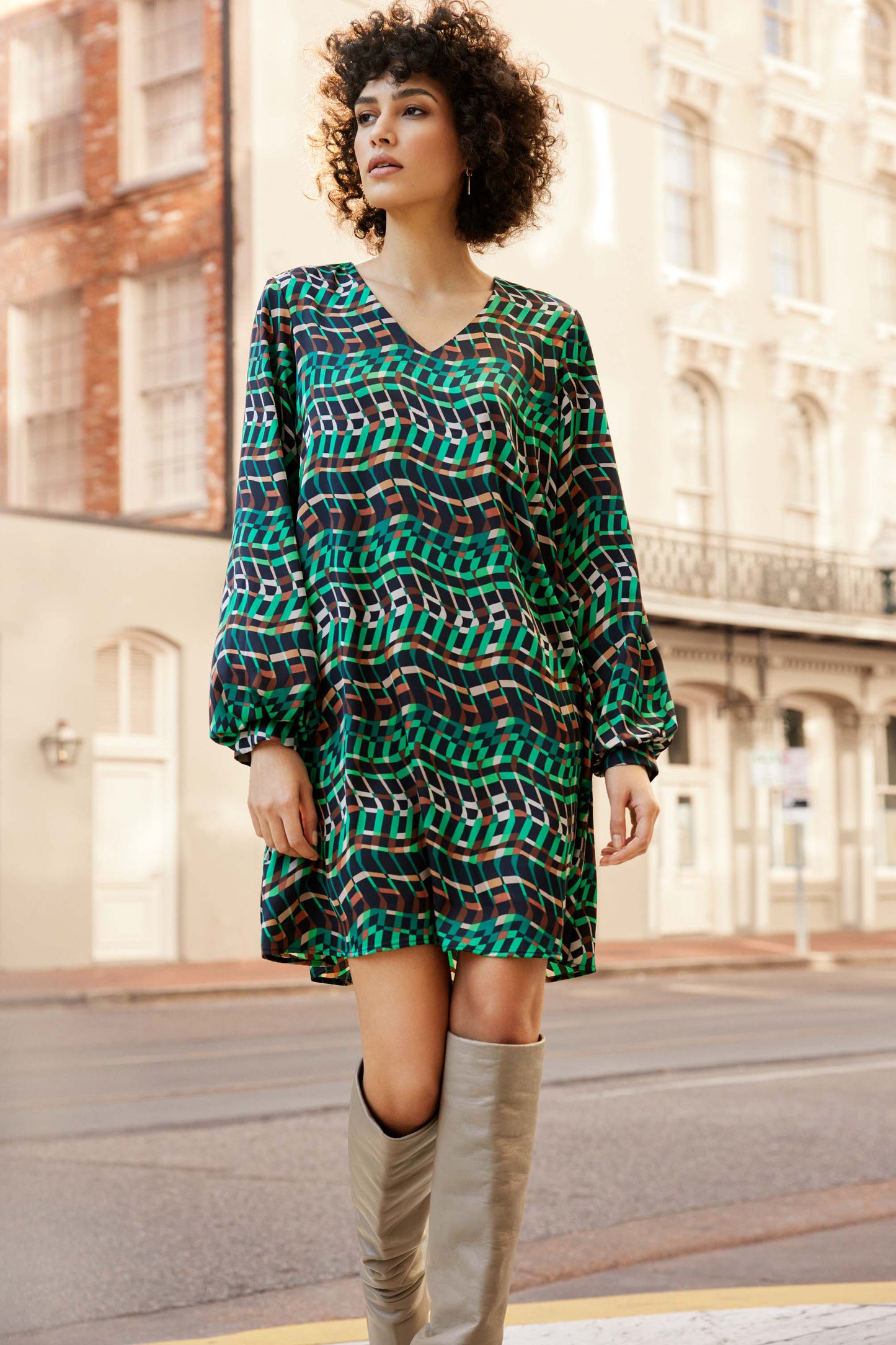 Joseph Ribkoff Geo Print Dress
