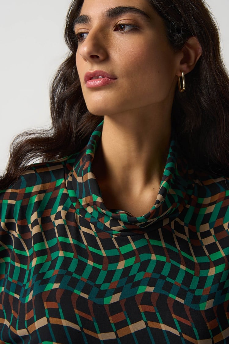 Joseph Ribkoff Geo Print Top