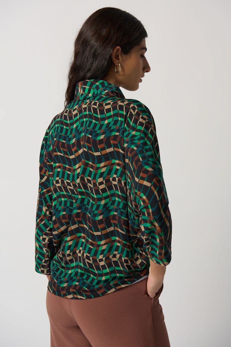 Joseph Ribkoff Geo Print Top