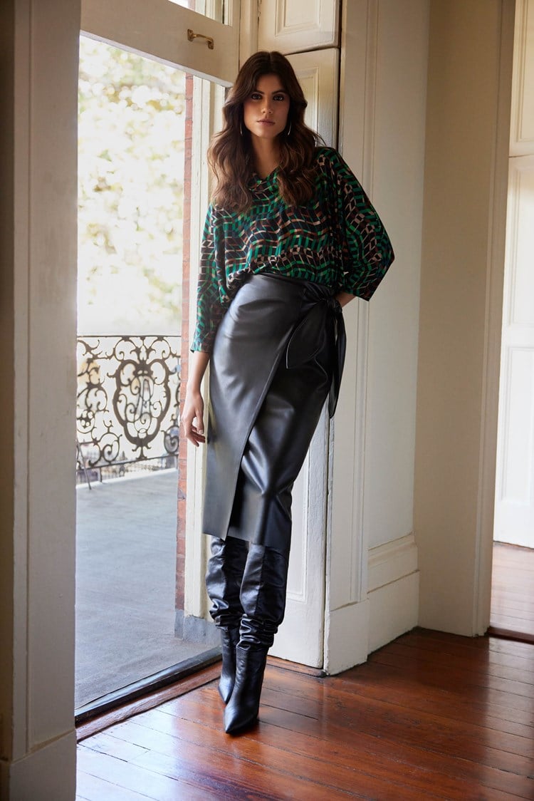 Joseph Ribkoff Geo Print Top