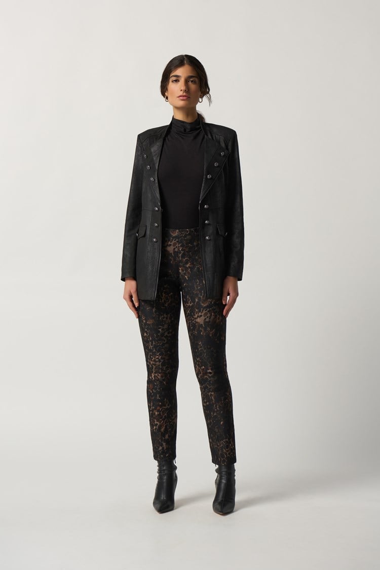 Joseph Ribkoff Animal Print Jeans