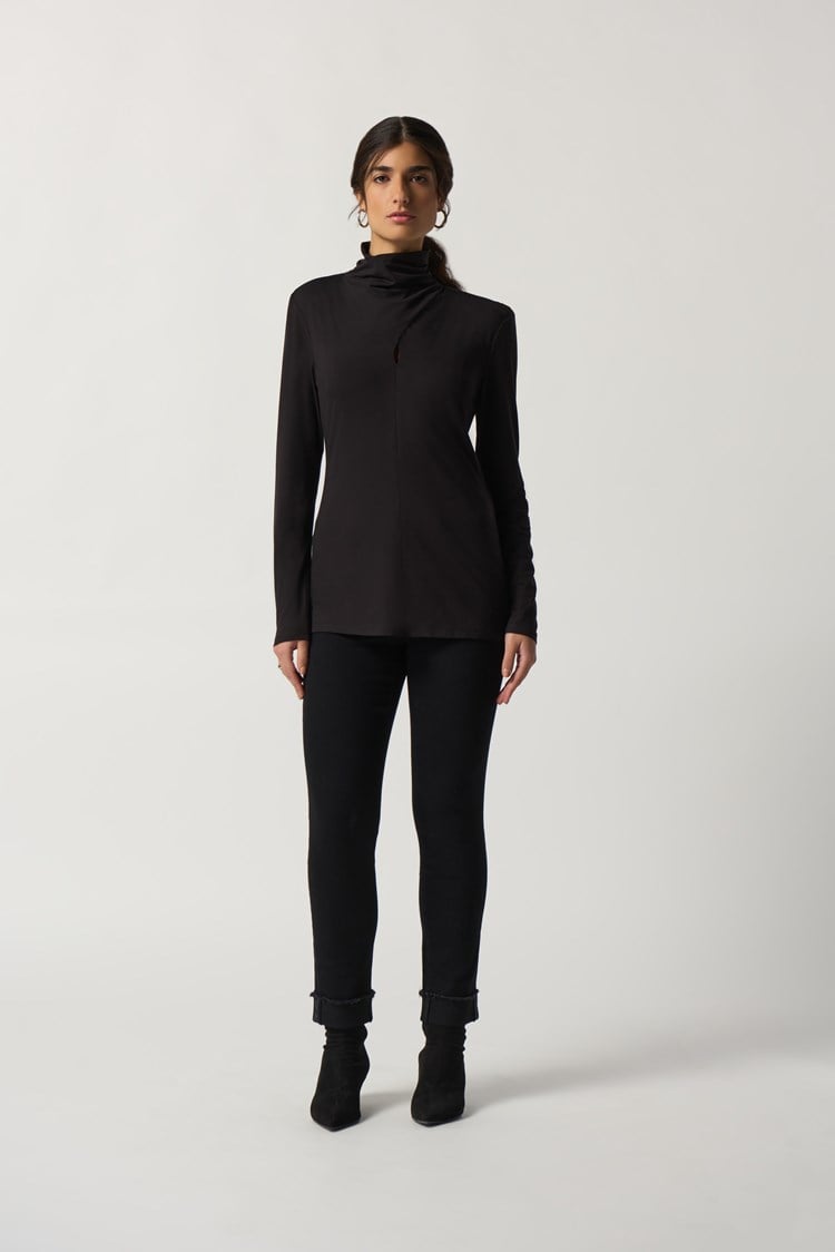 Joseph Ribkoff Black Sparkle Jeans