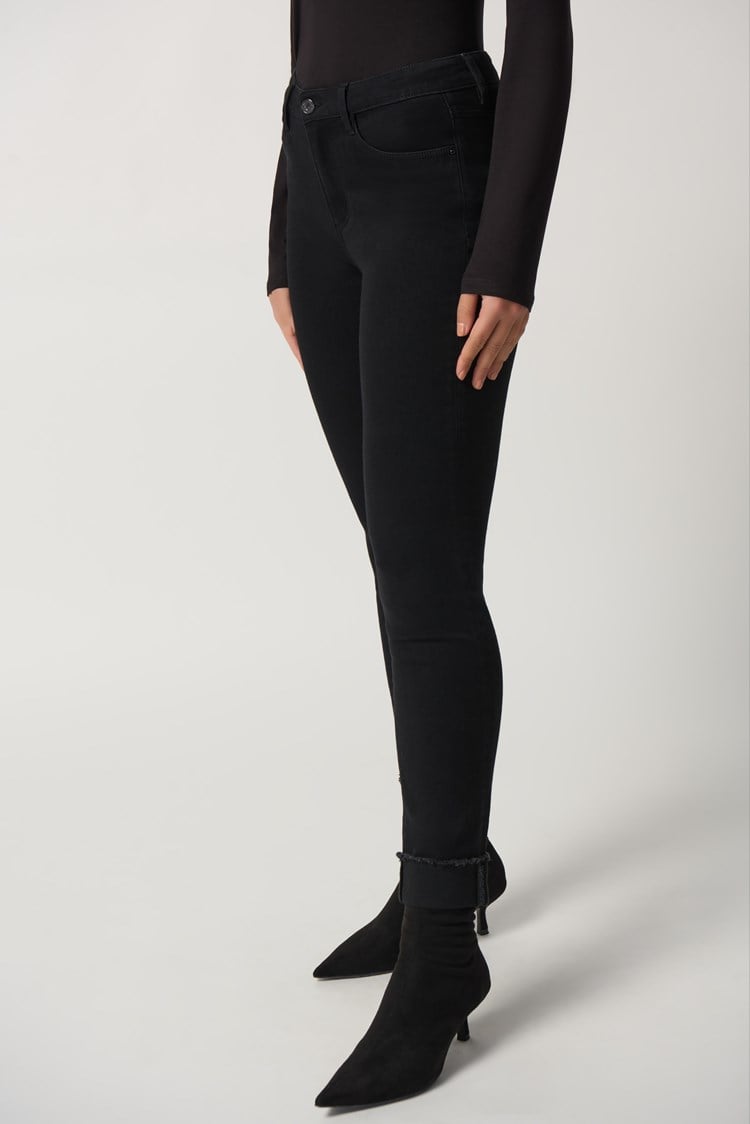 Joseph Ribkoff Black Sparkle Jeans