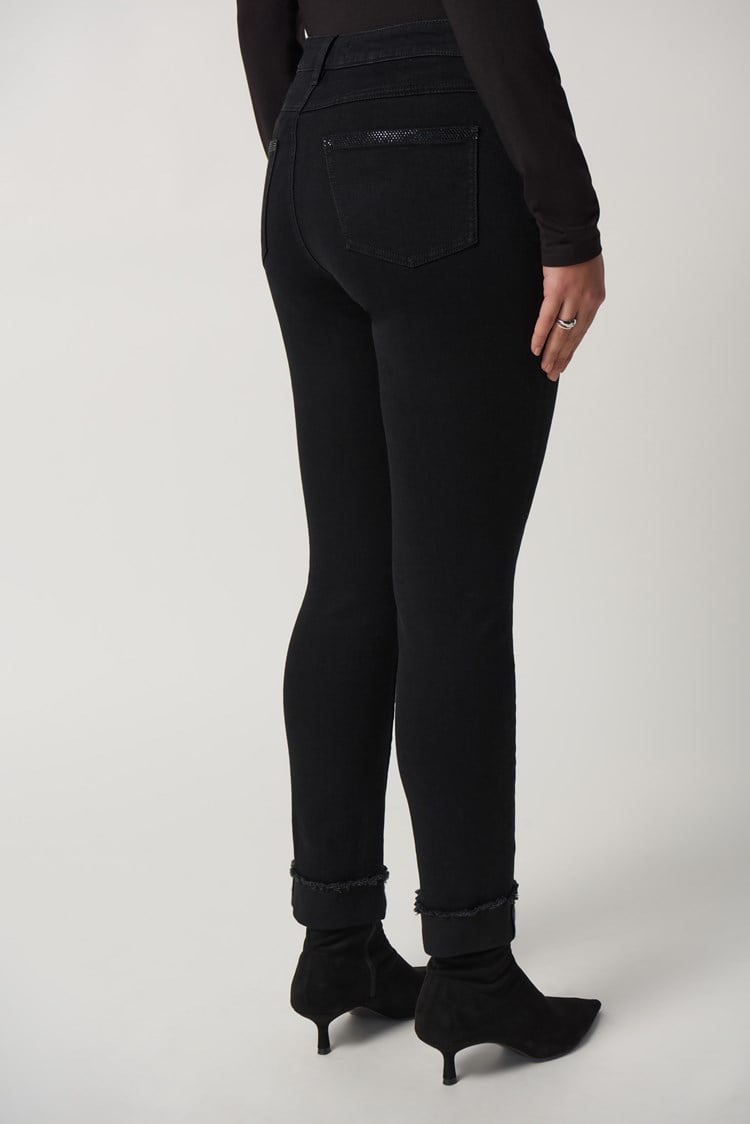 Joseph Ribkoff Black Sparkle Jeans