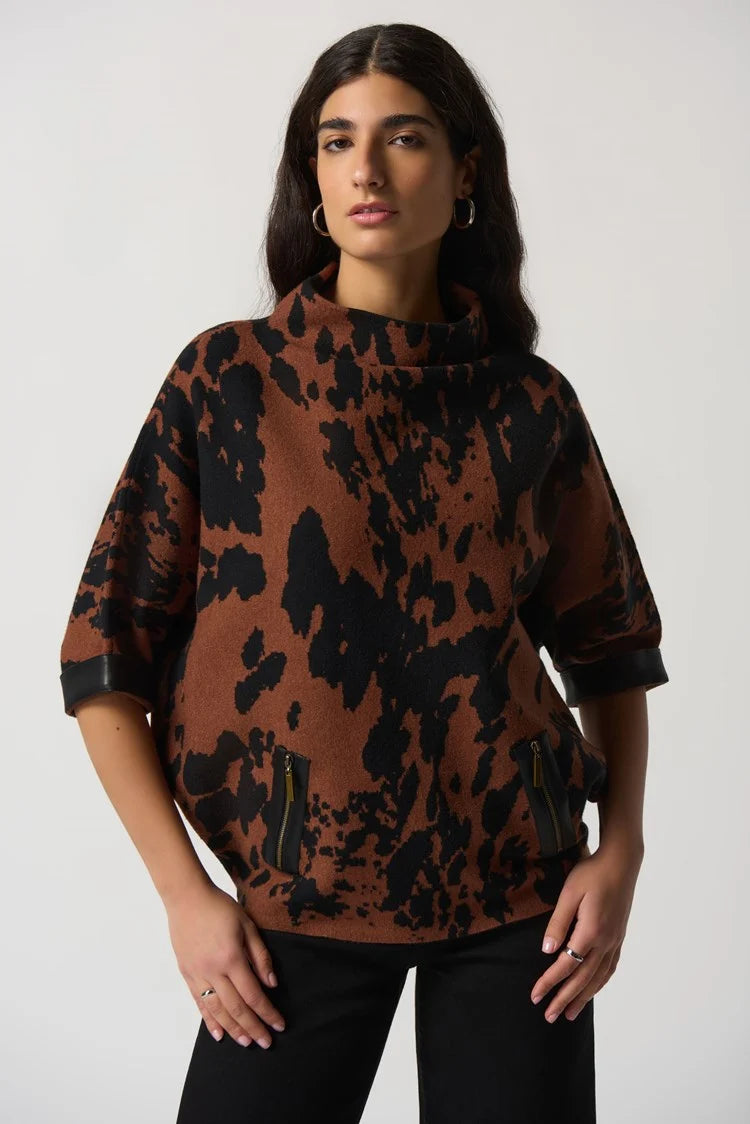 Joseph Ribkoff Animal Print Sweater