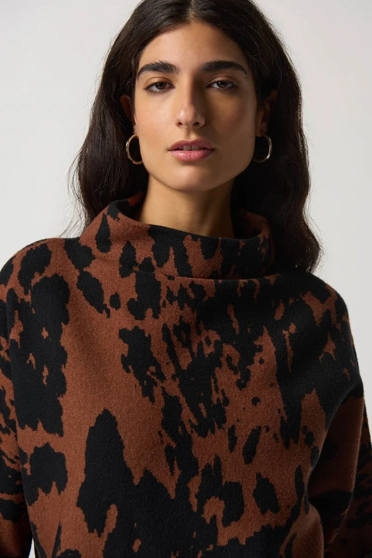 Joseph Ribkoff Animal Print Sweater