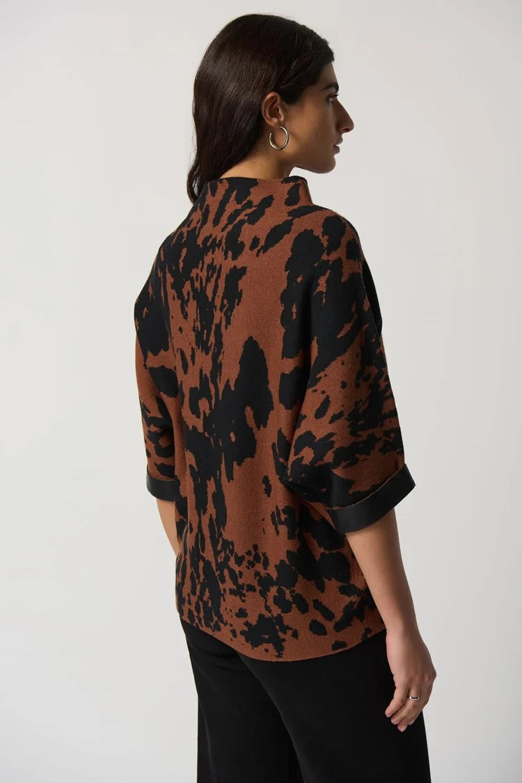 Joseph Ribkoff Animal Print Sweater