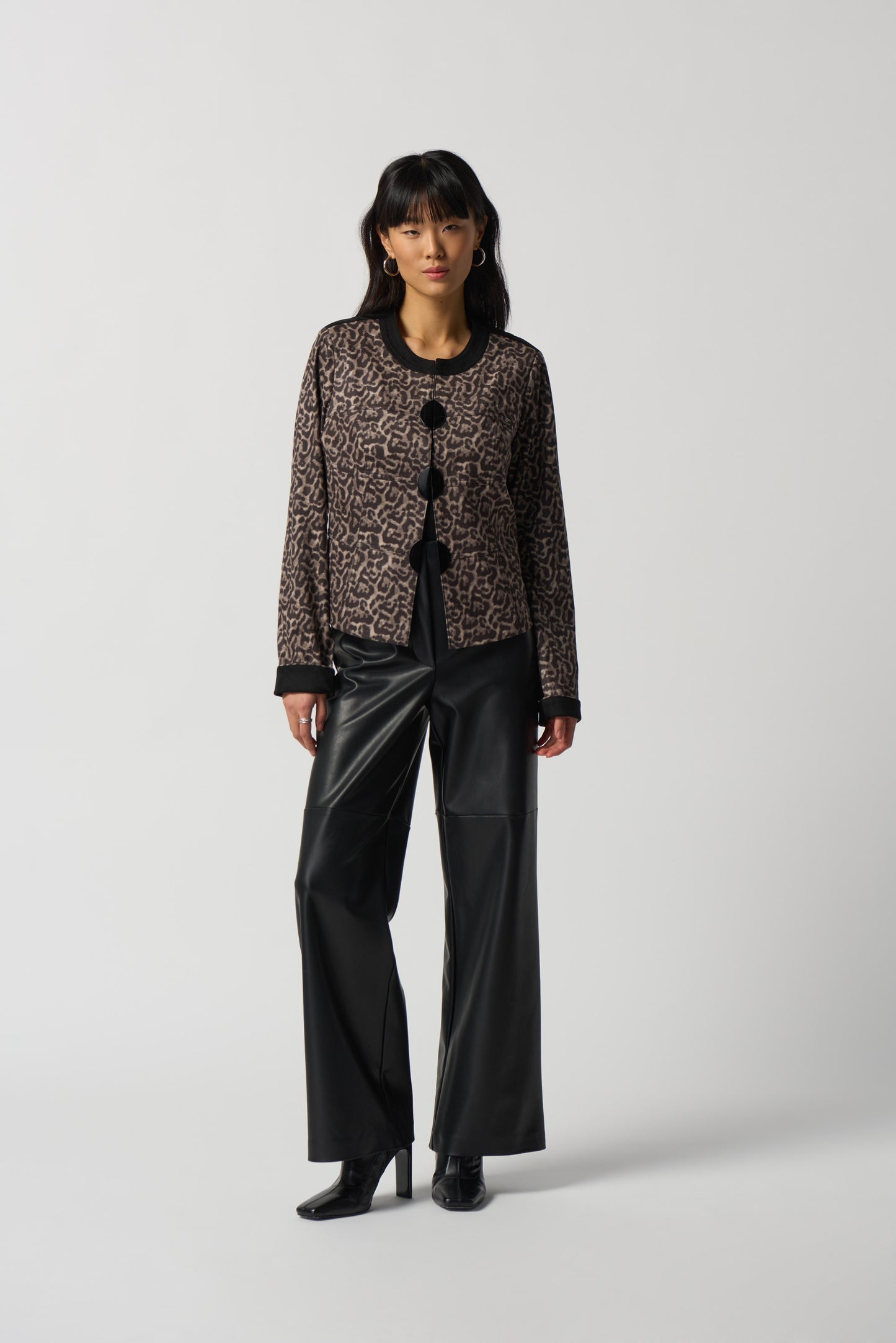 Joseph Ribkoff Faux Suede Jacket