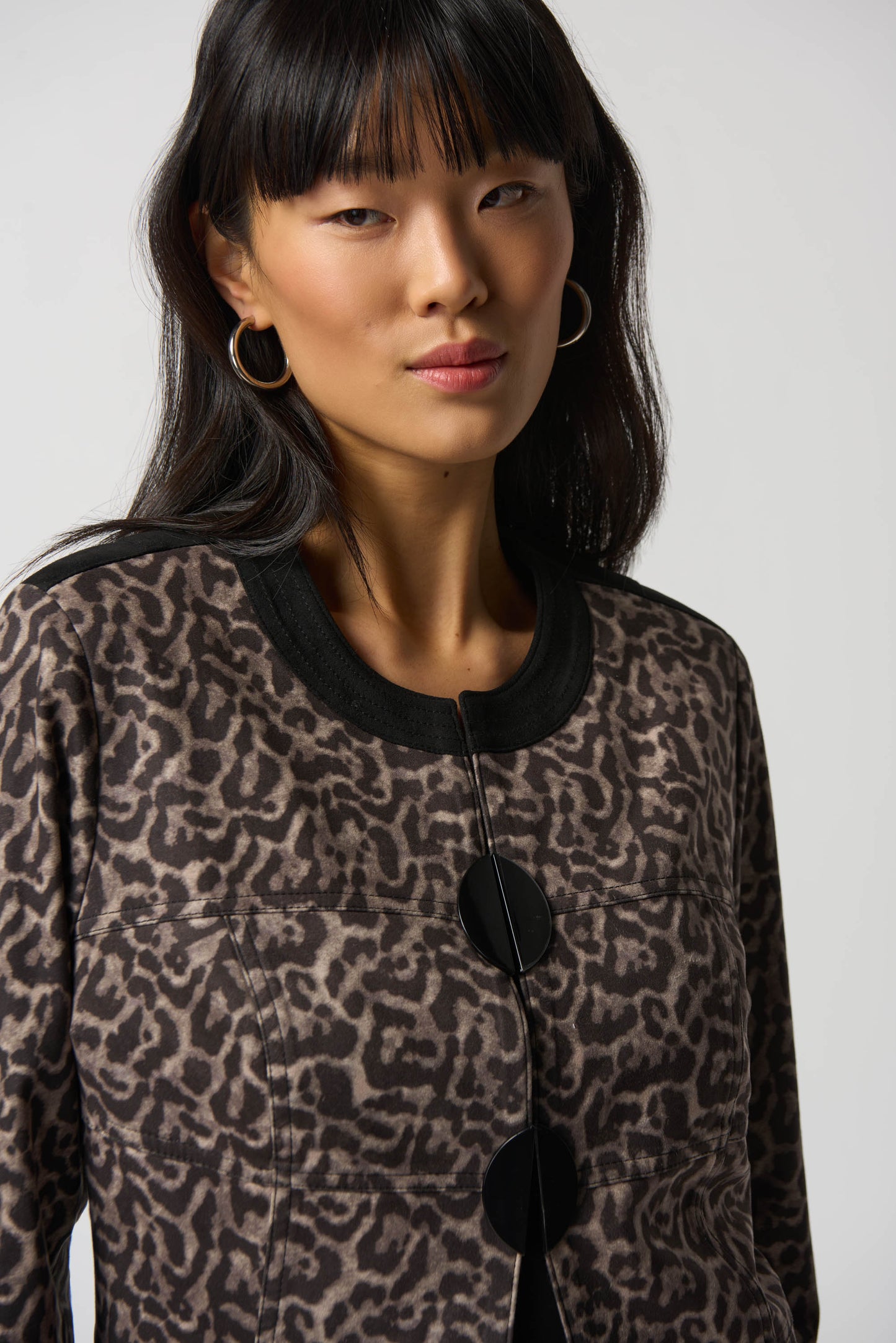 Joseph Ribkoff Faux Suede Jacket