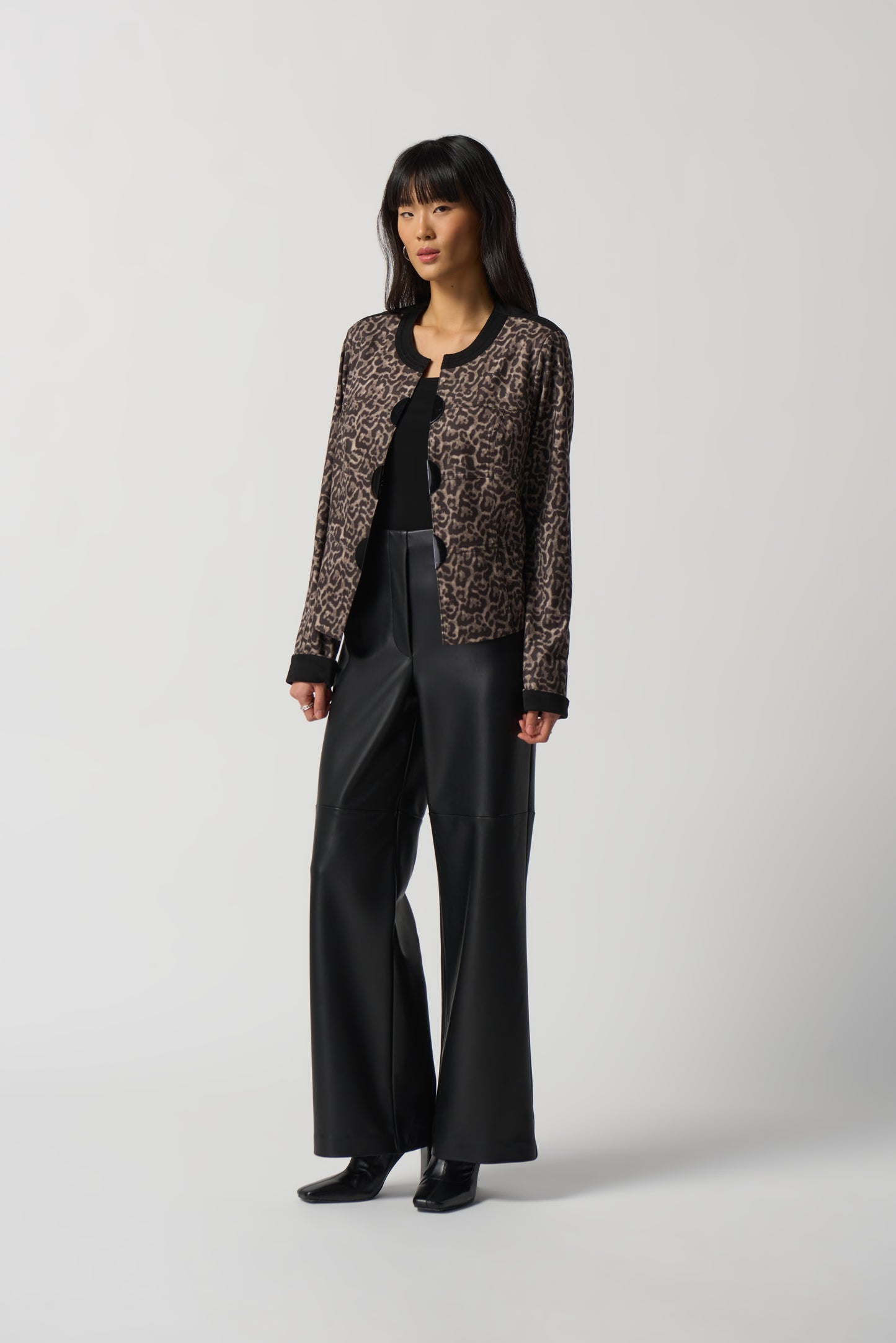 Joseph Ribkoff Faux Suede Jacket