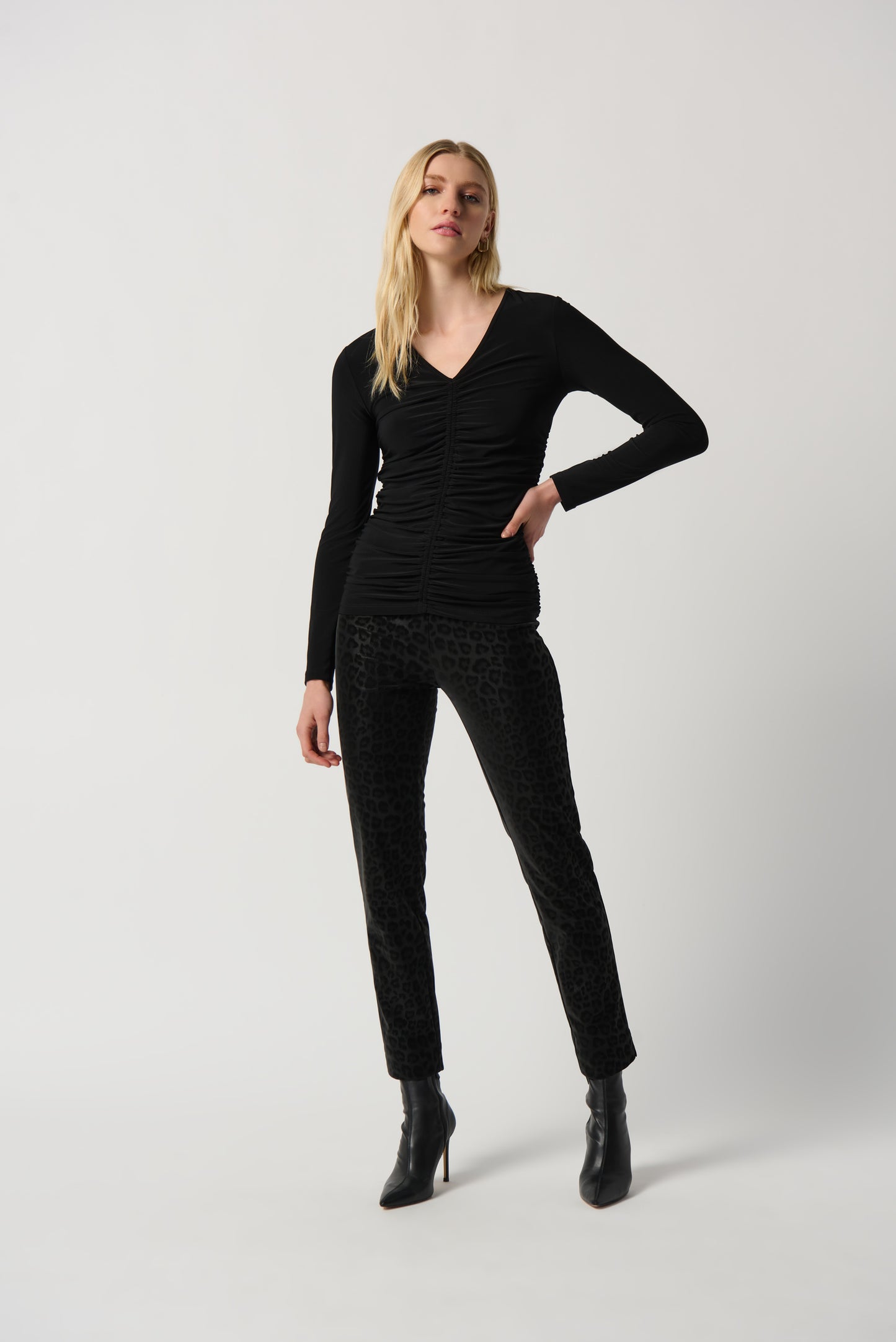 Joseph Ribkoff Ruched Top