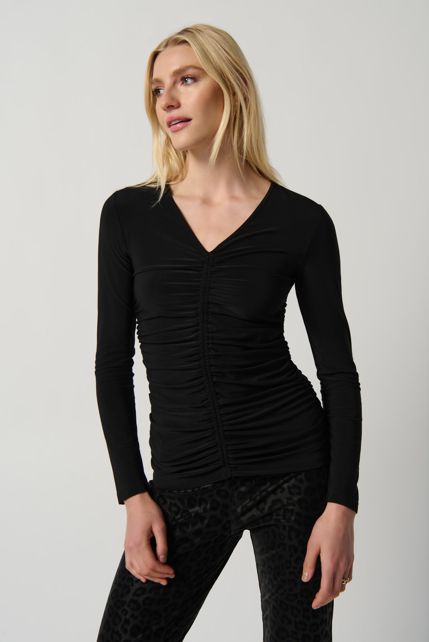 Joseph Ribkoff Ruched Top