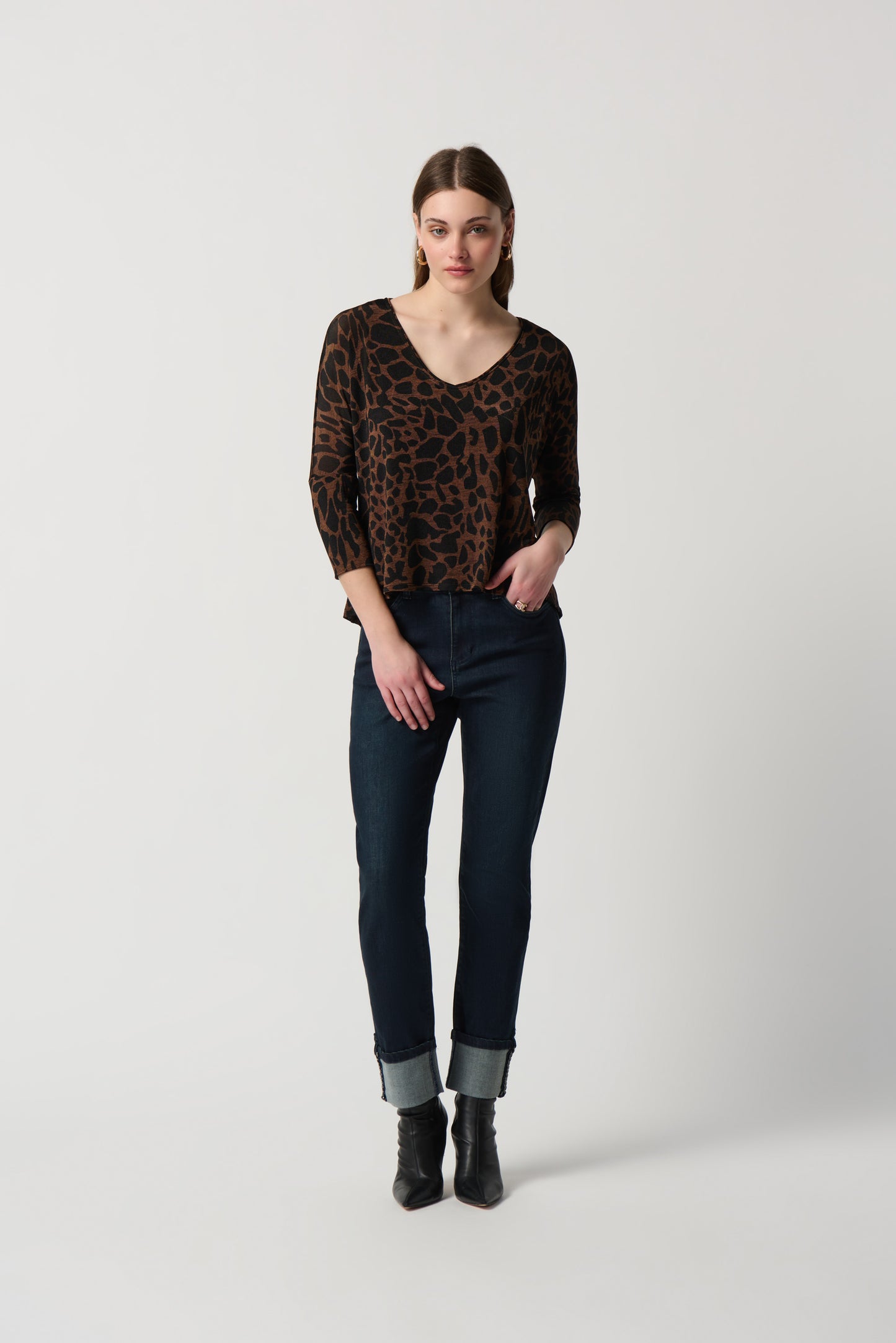 Joseph Ribkoff Animal Print Top