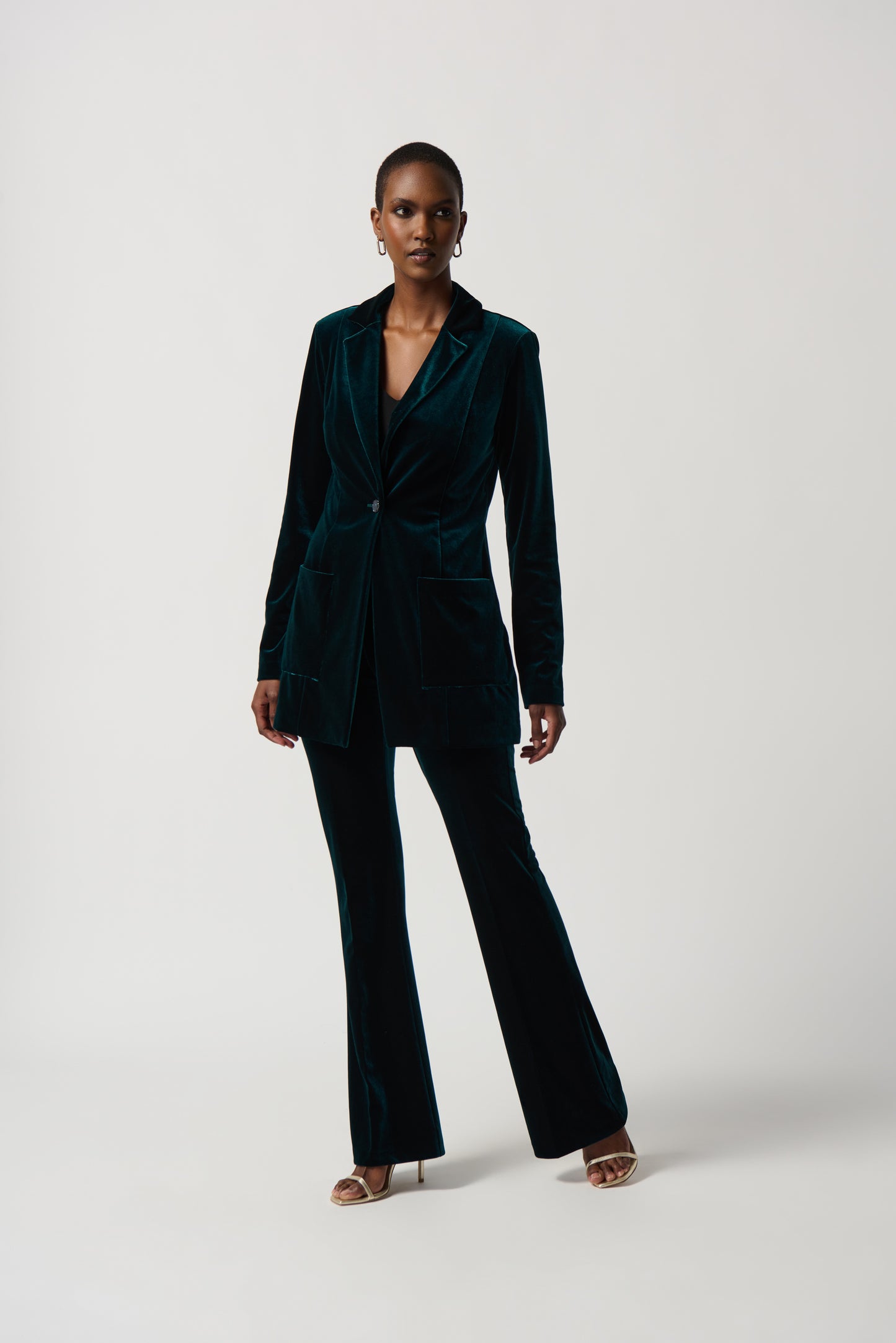 Joseph Ribkoff Velvet Blazer & Trousers