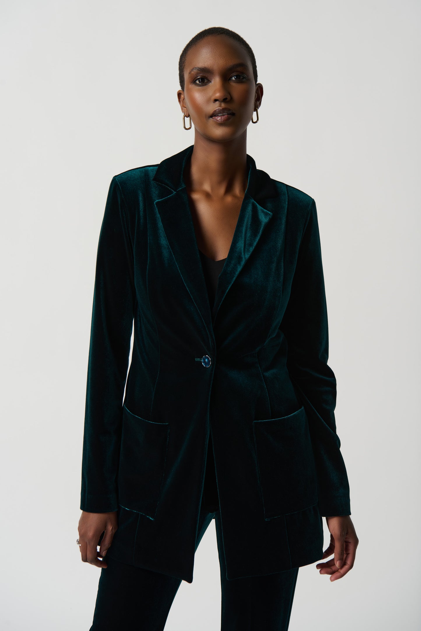 Joseph Ribkoff Velvet Blazer & Trousers