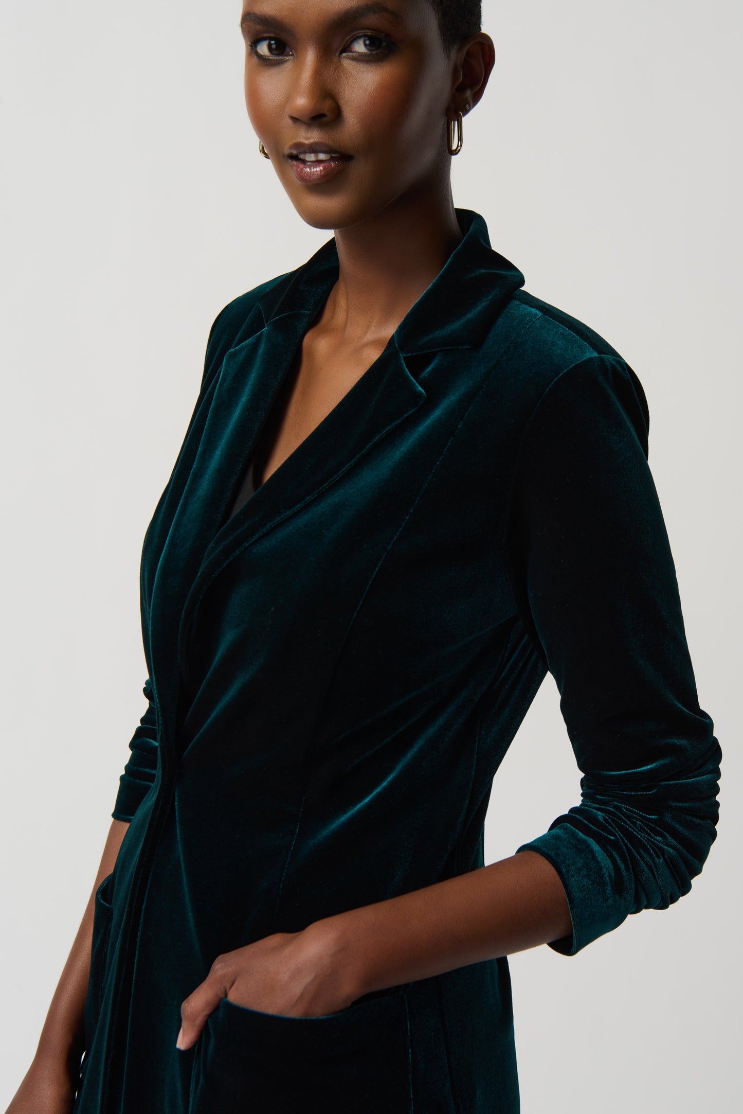 Joseph Ribkoff Velvet Blazer & Trousers