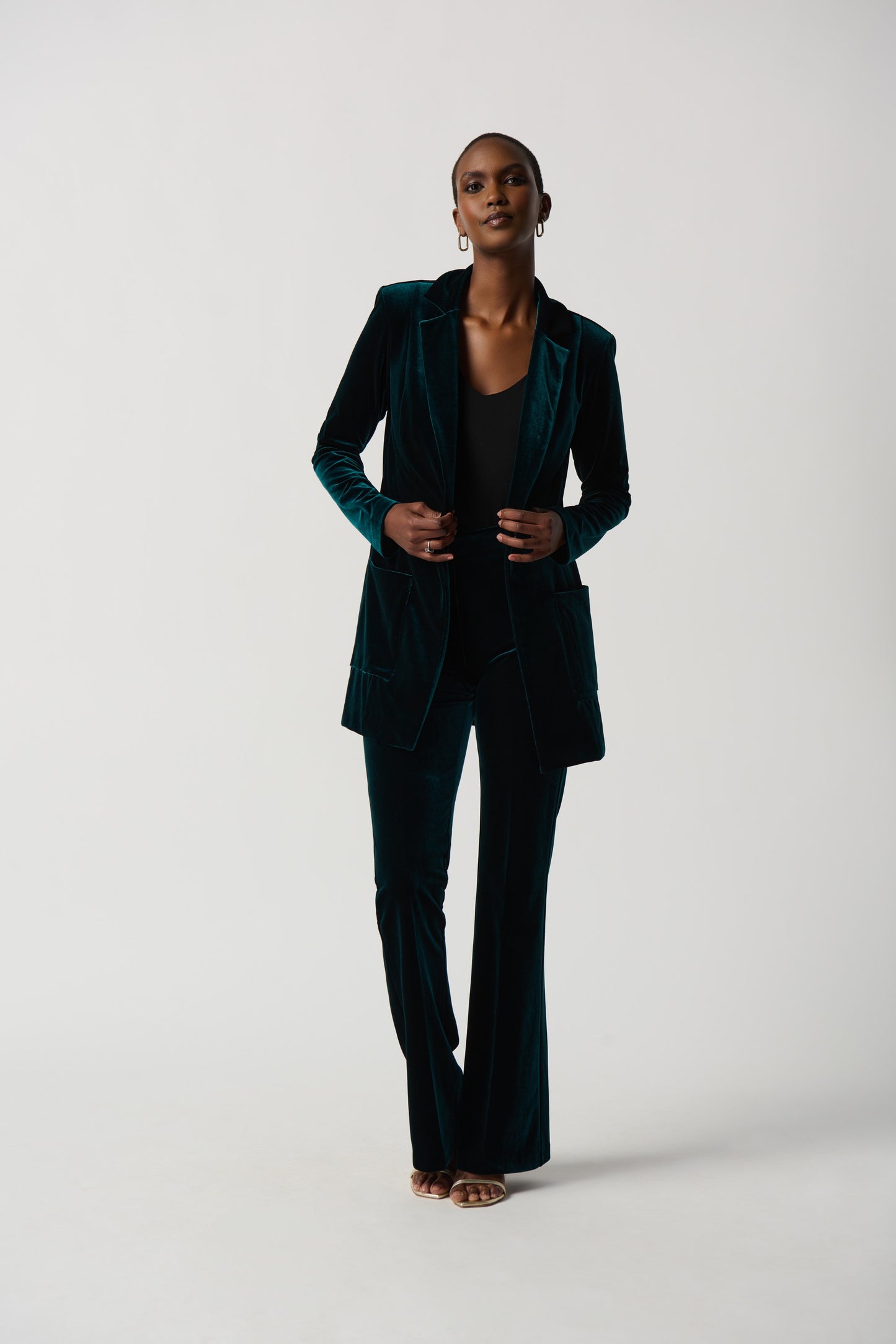 Joseph Ribkoff Velvet Blazer & Trousers