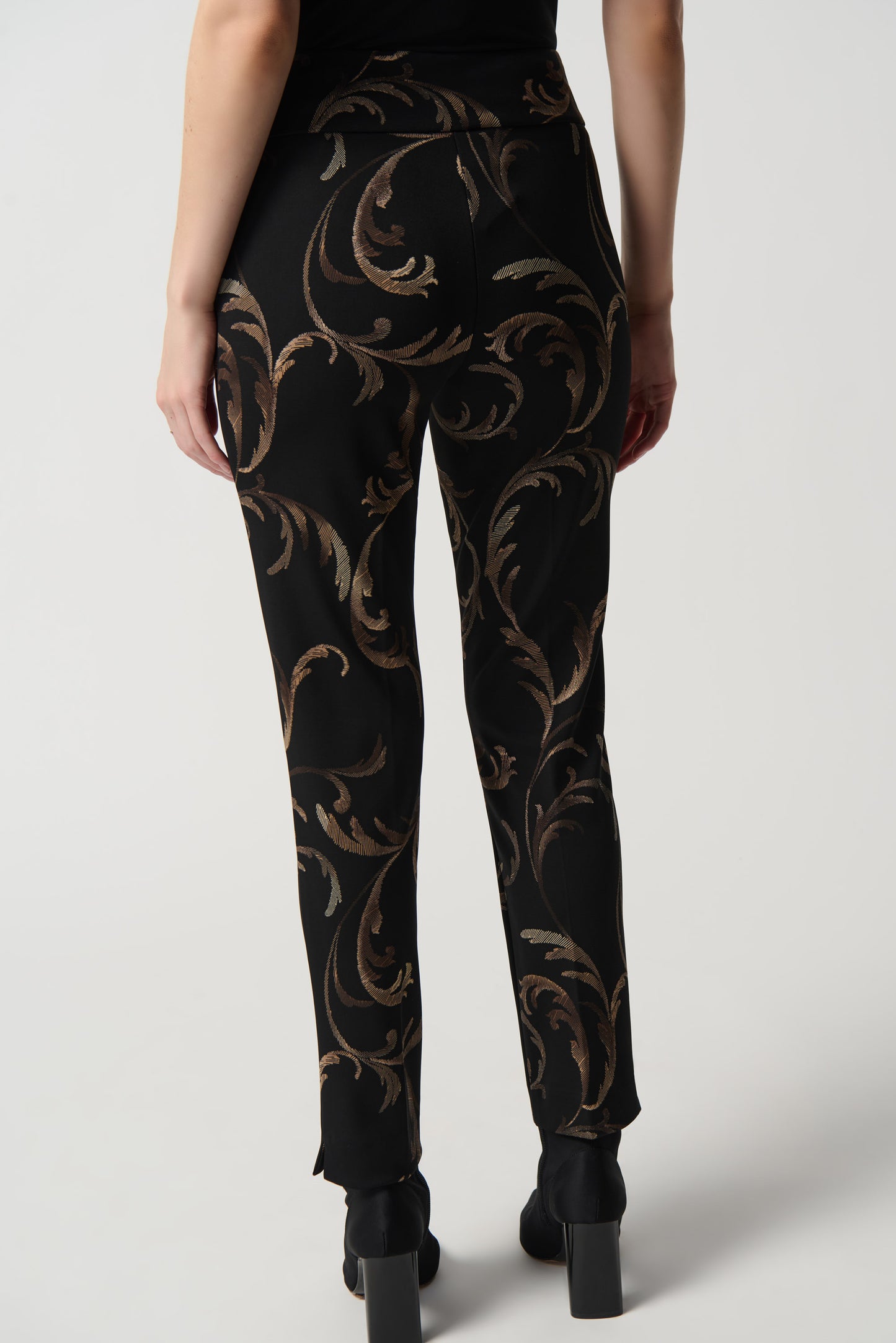 Joseph Ribkoff Swirl Print Trousers