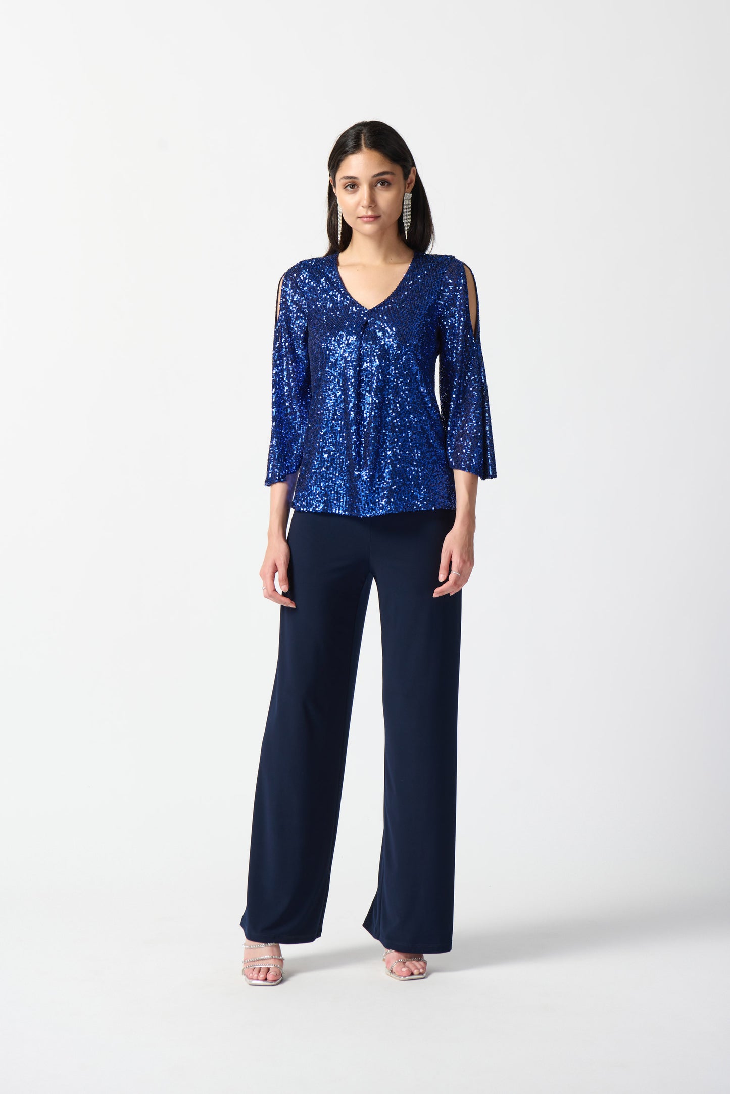 Joseph Ribkoff Signature Sequin Top