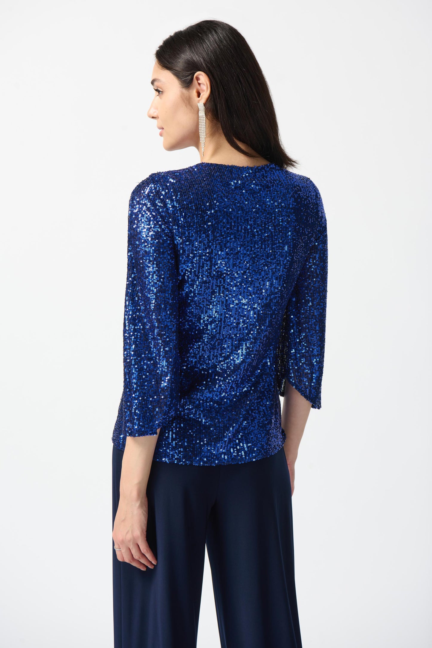 Joseph Ribkoff Signature Sequin Top