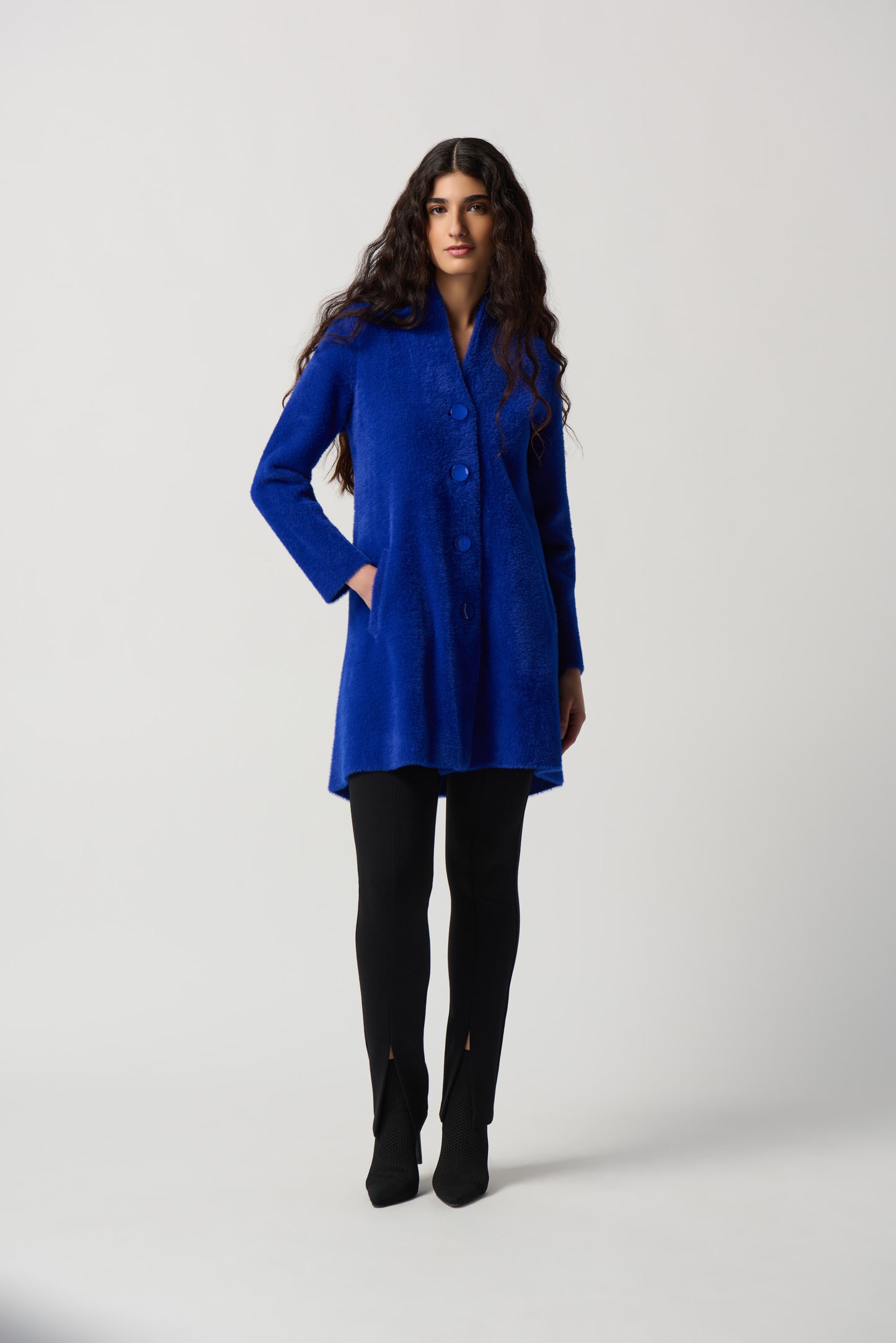 Joseph Ribkoff Royal Blue Cuddly Coat