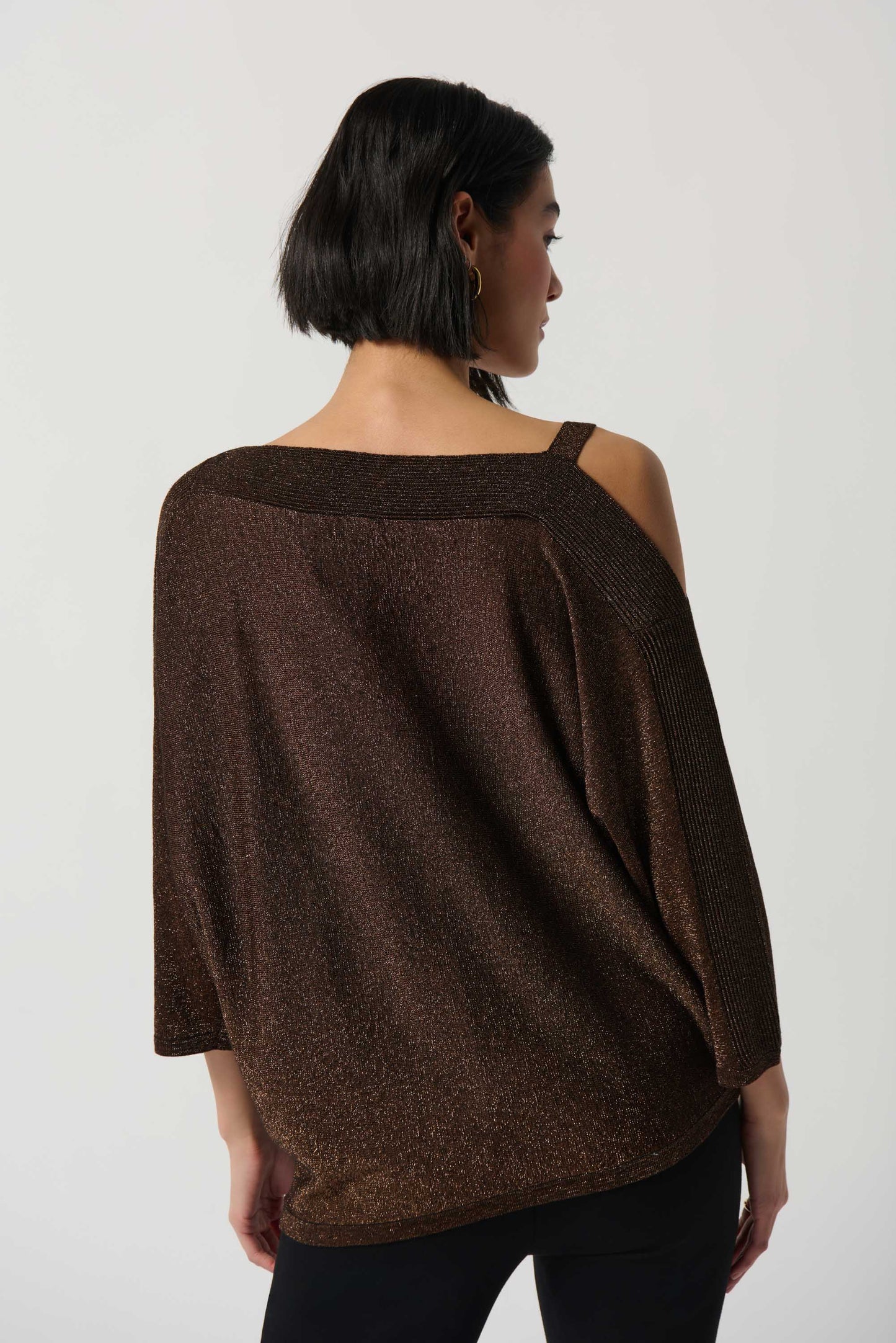 Joseph Ribkoff Metallic Knit Top