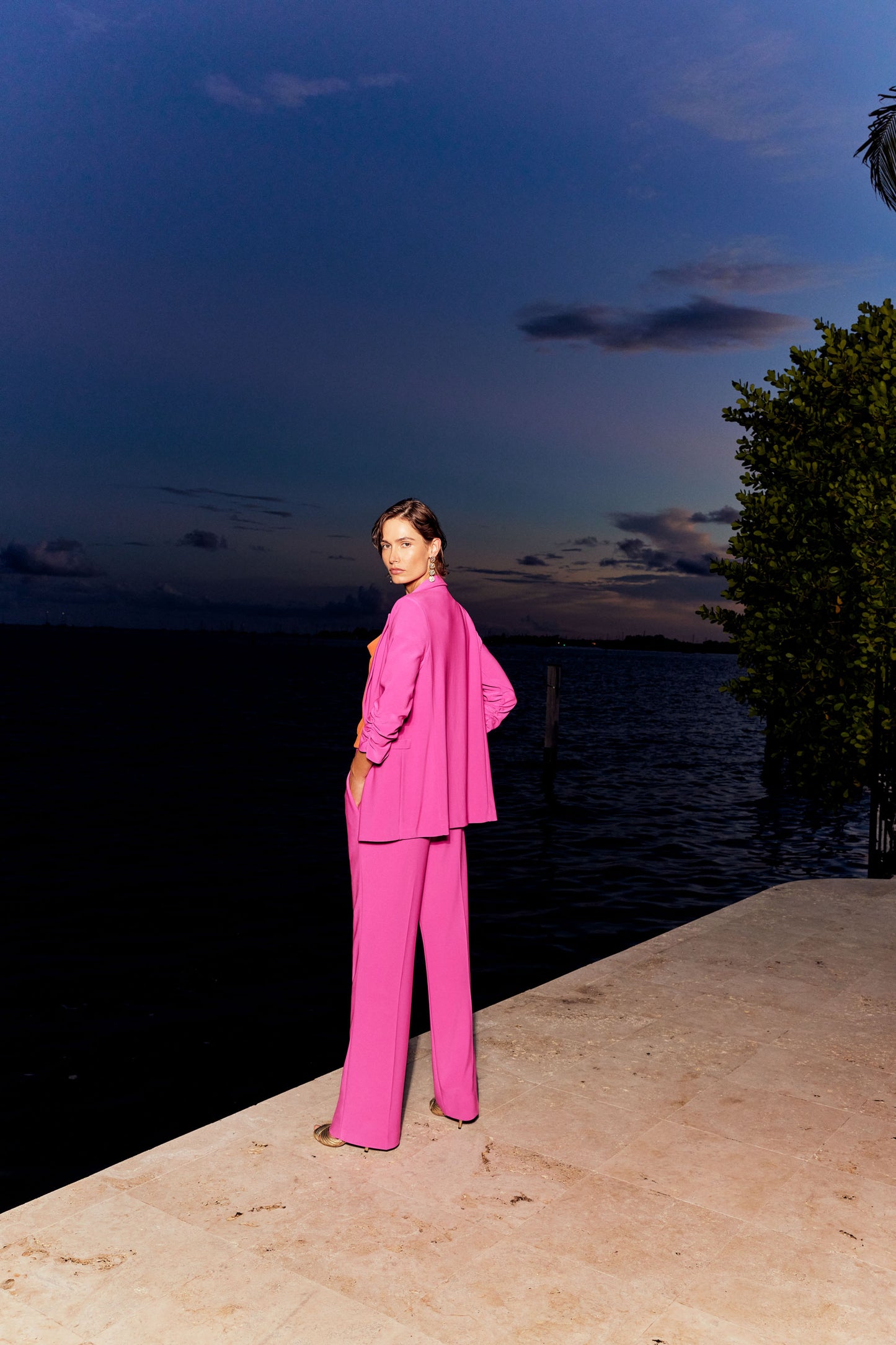Joseph Ribkoff Ultra Pink Trousers