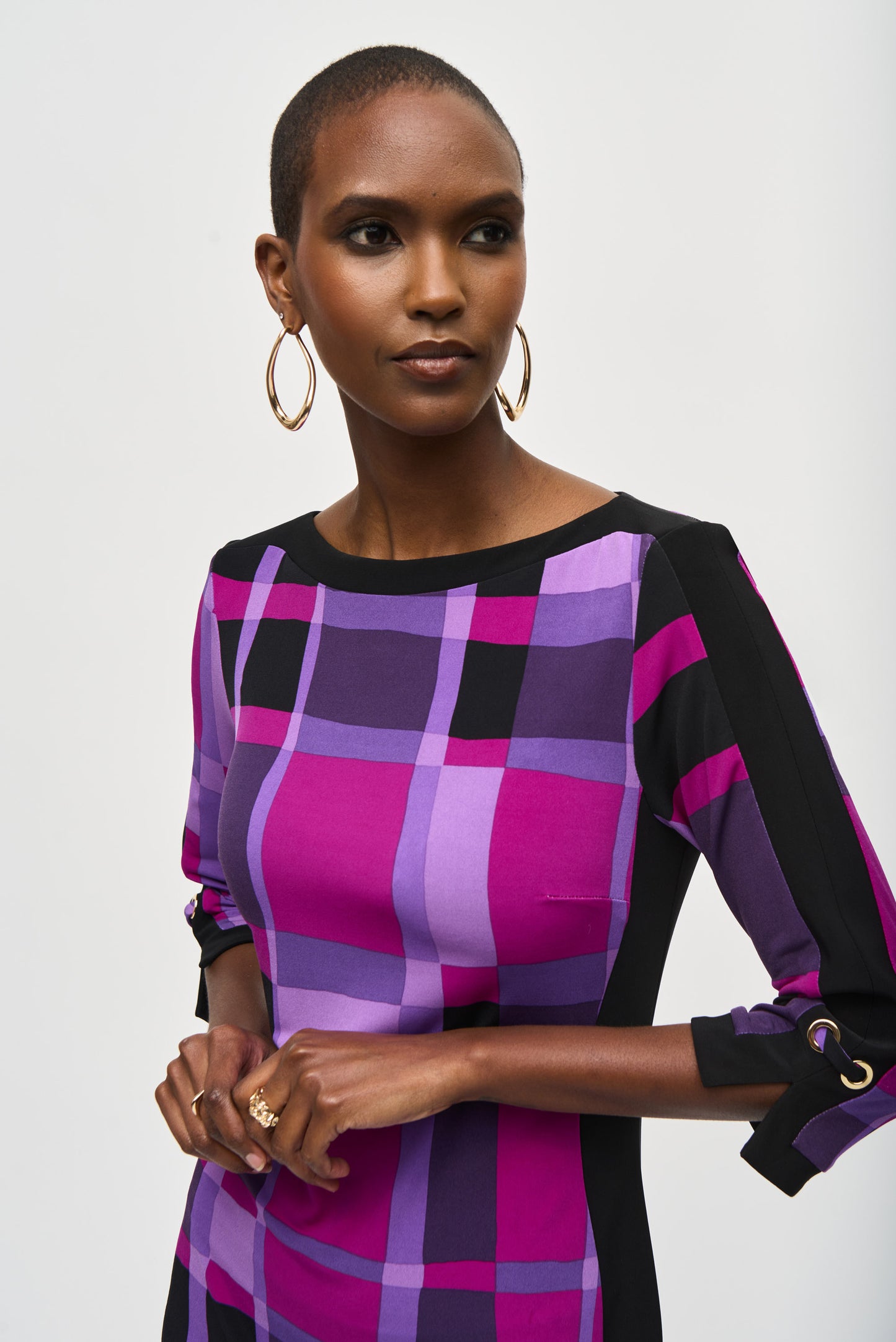 Joseph Ribkoff Check Dress 243301
