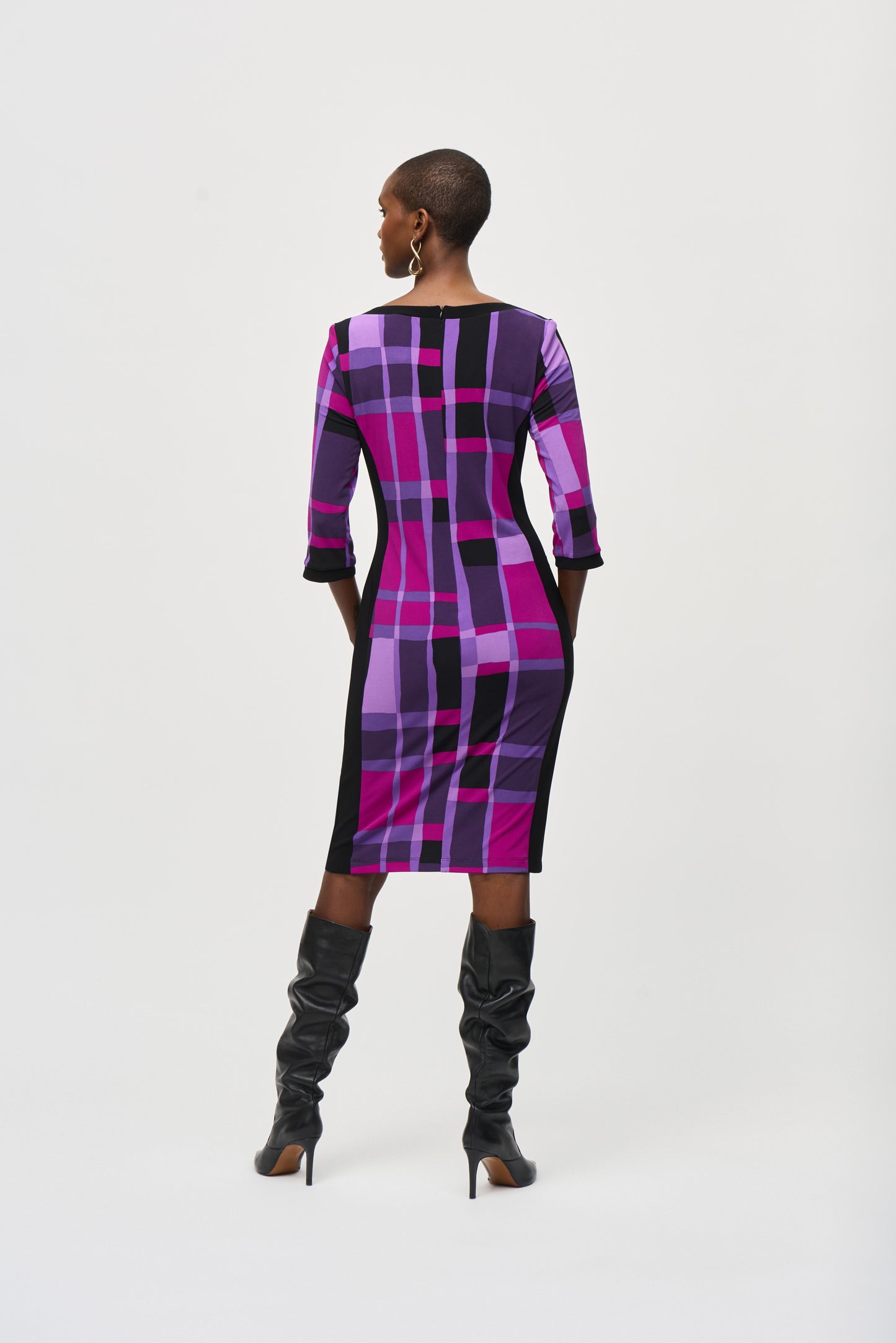 Joseph Ribkoff Check Dress 243301