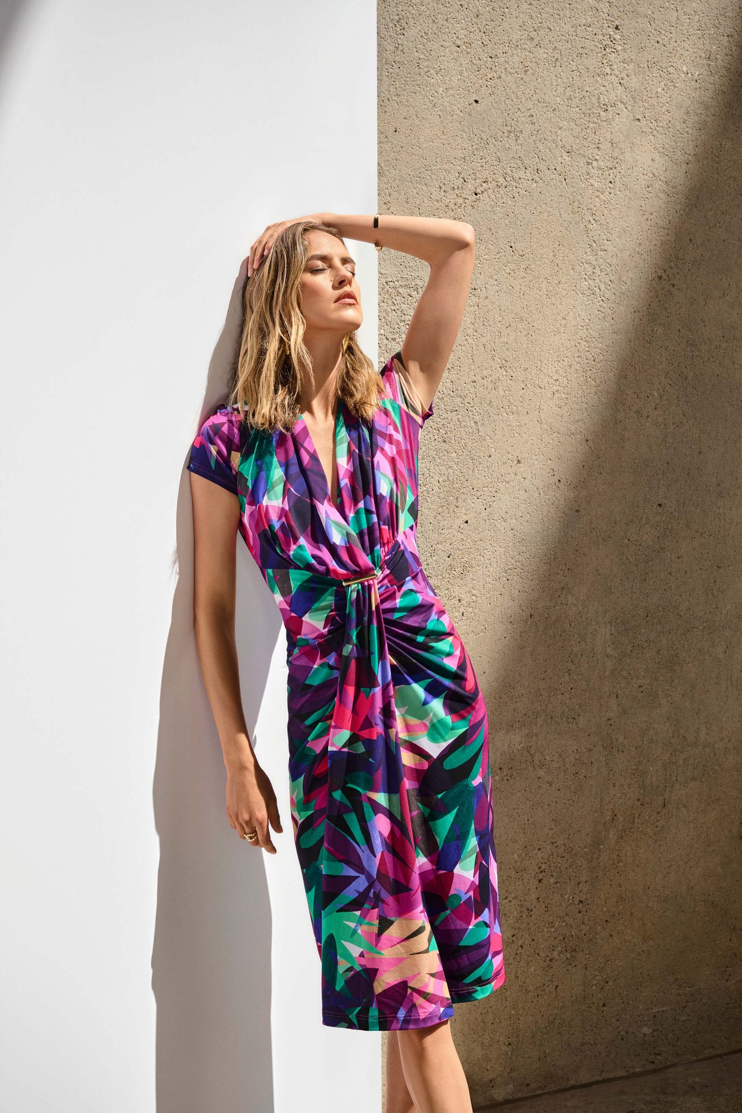 Joseph Ribkoff Abstract Print Dress 251042