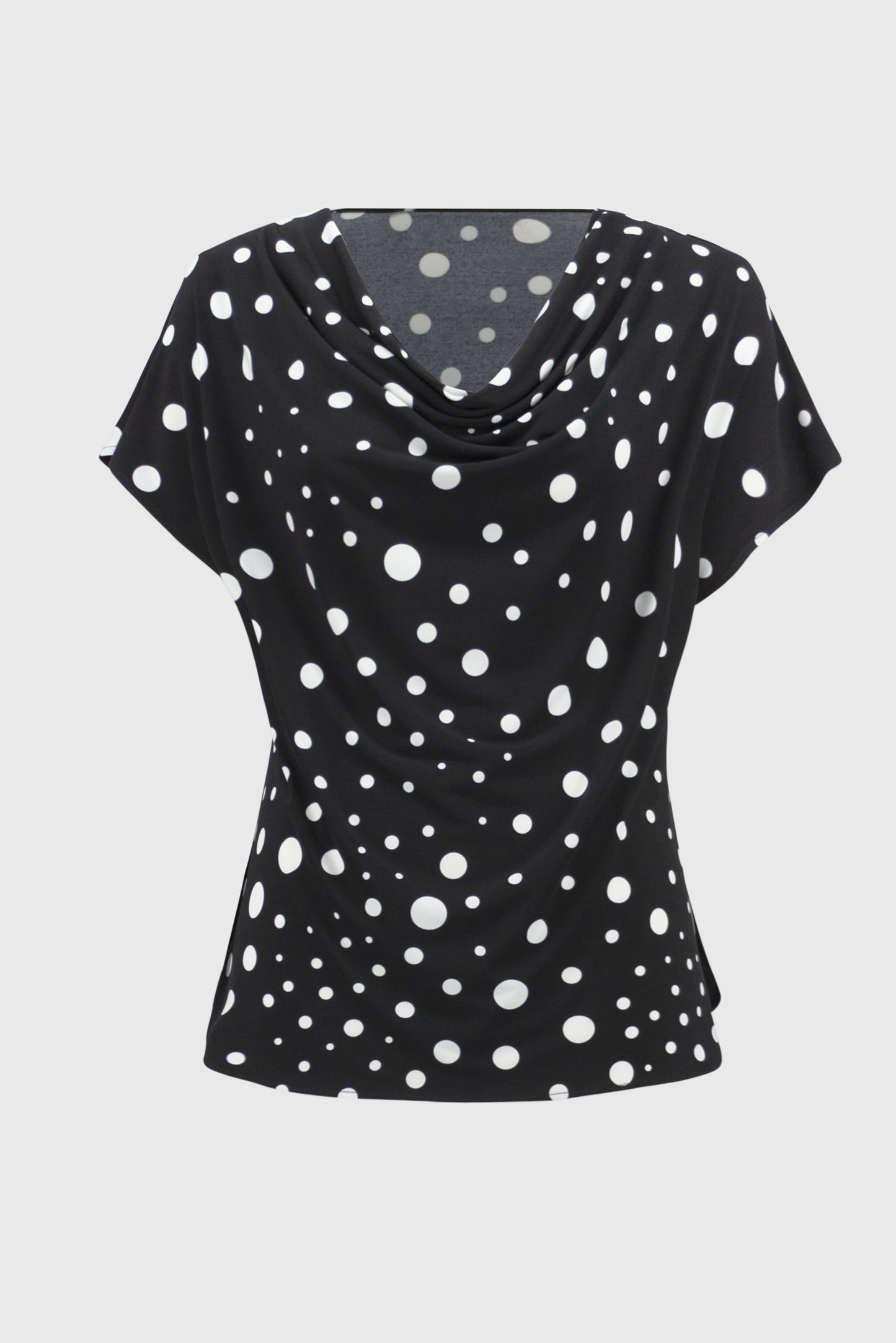 Joseph Ribkoff Spot Cowl Neck Jersey Top 251257