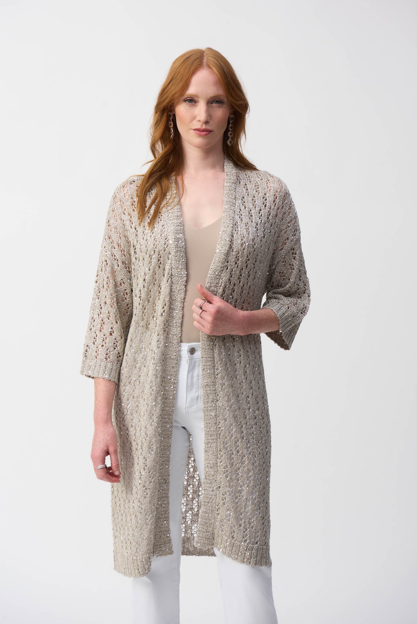 Joseph Ribkoff Sparkly Knit Cardigan 251929