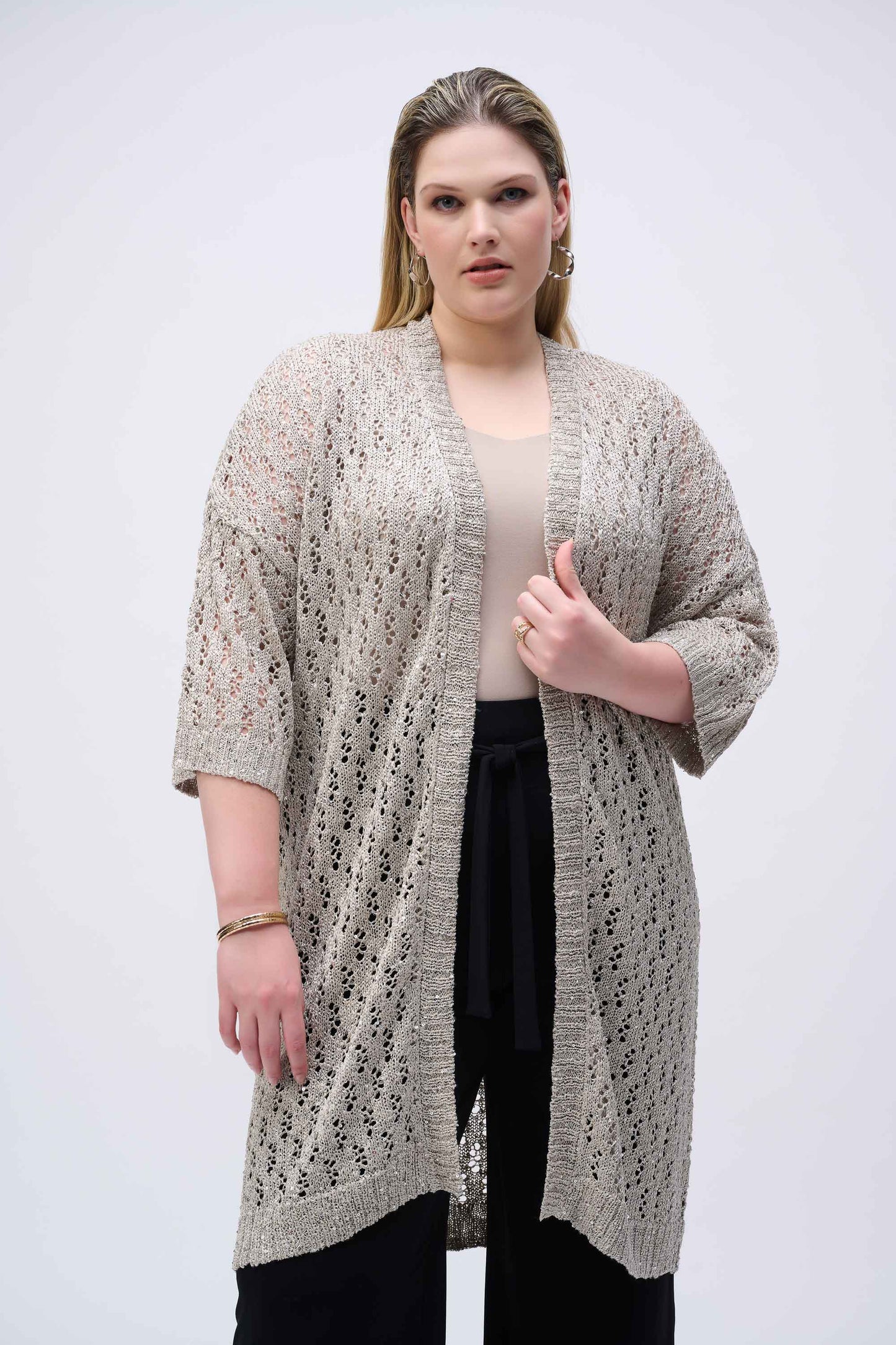 Joseph Ribkoff Sparkly Knit Cardigan 251929
