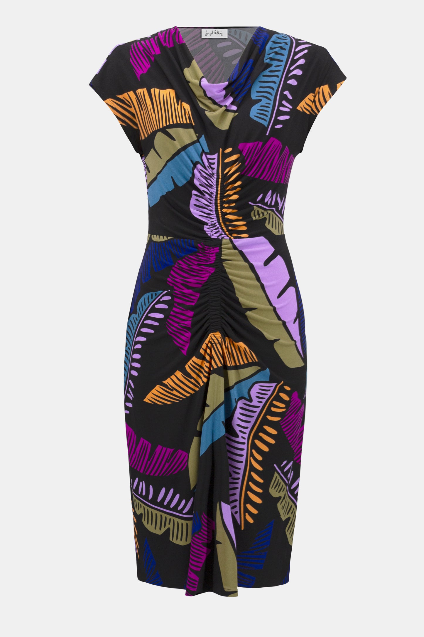 Joseph Ribkoff Palm Print Dress 252096
