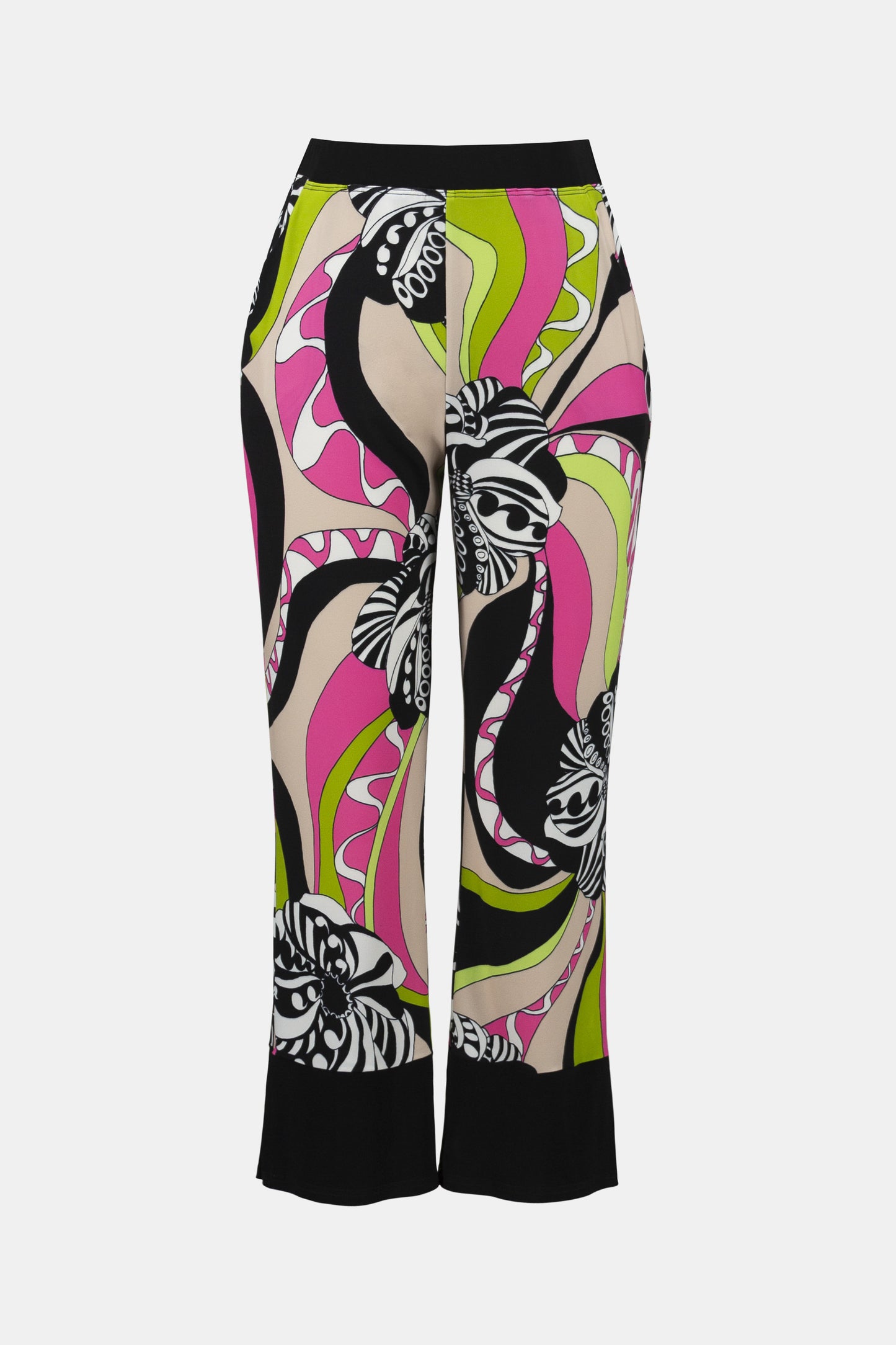 Joseph Ribkoff Printed Border Edge Trousers 252107