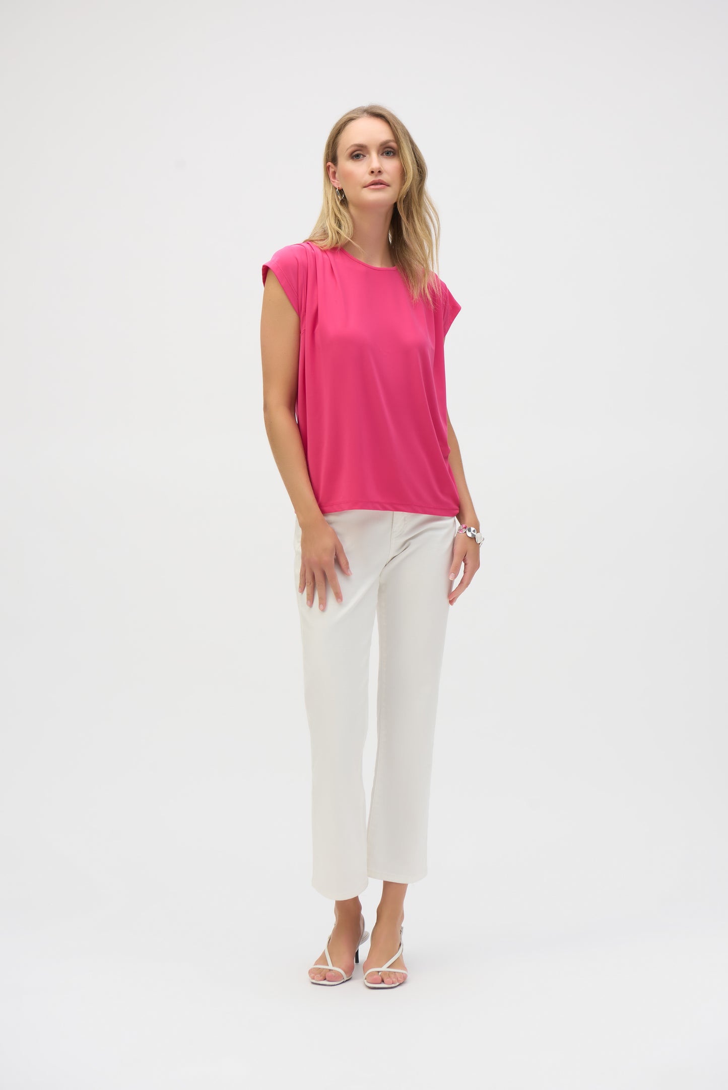 Joseph Ribkoff Geranium Shoulder Detail Top 252127