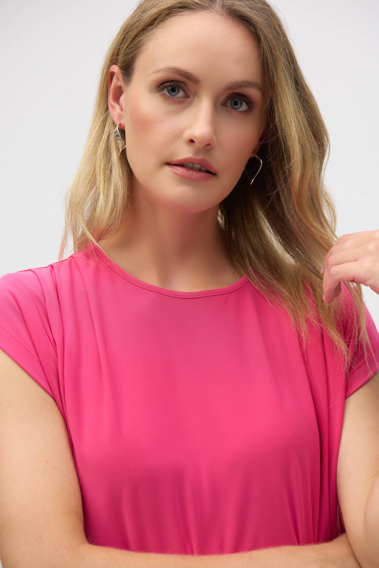 Joseph Ribkoff Geranium Shoulder Detail Top 252127