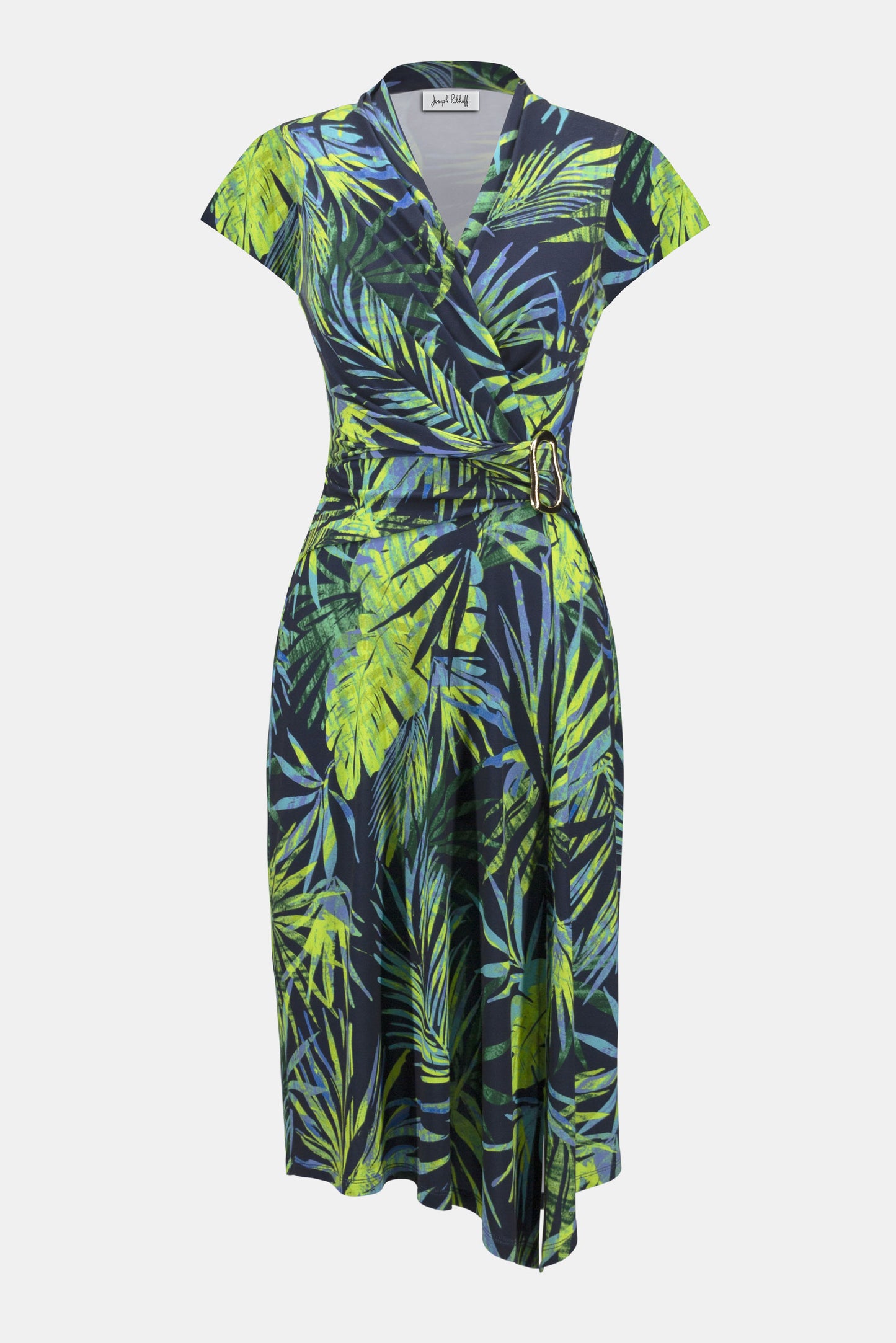 Joseph Ribkoff Palm Print Dress 252203X